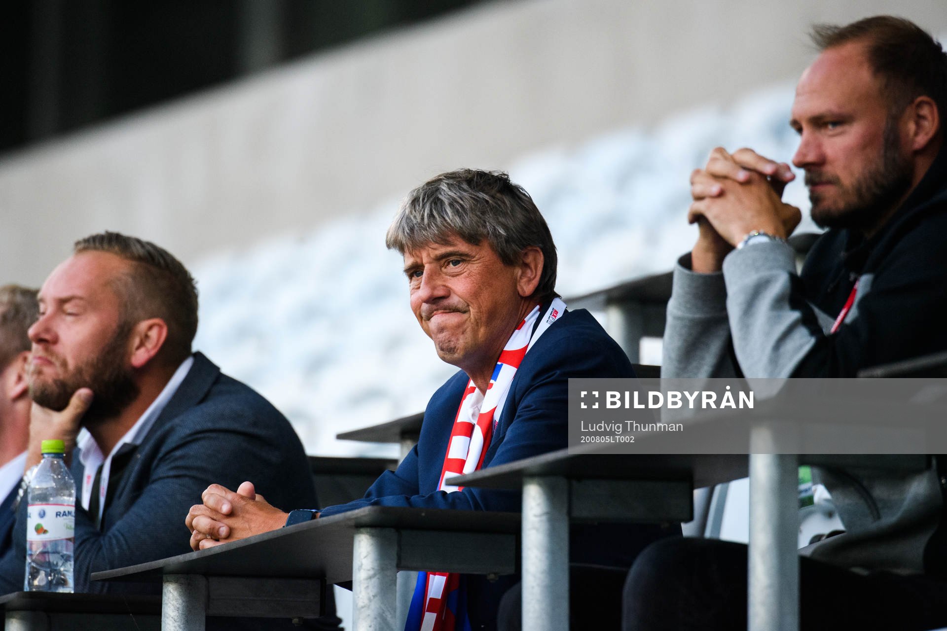 Helsingborgs ordförande Krister Azelius och Andreas