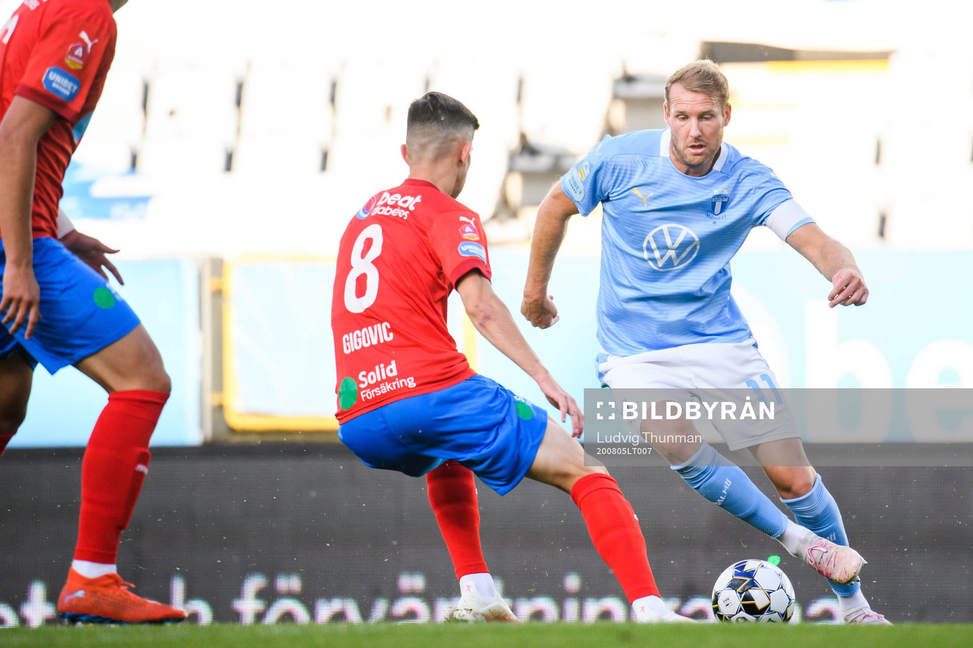Malmö FFs Ola Toivonen och Helsingborgs Armin Gigovic