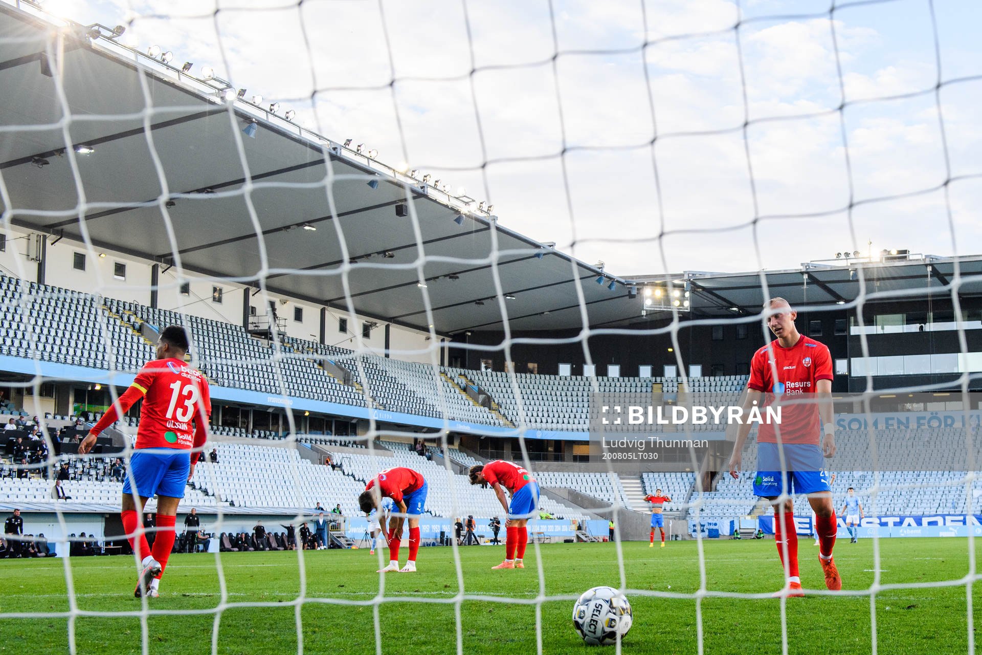 Helsingborgs spelare deppar