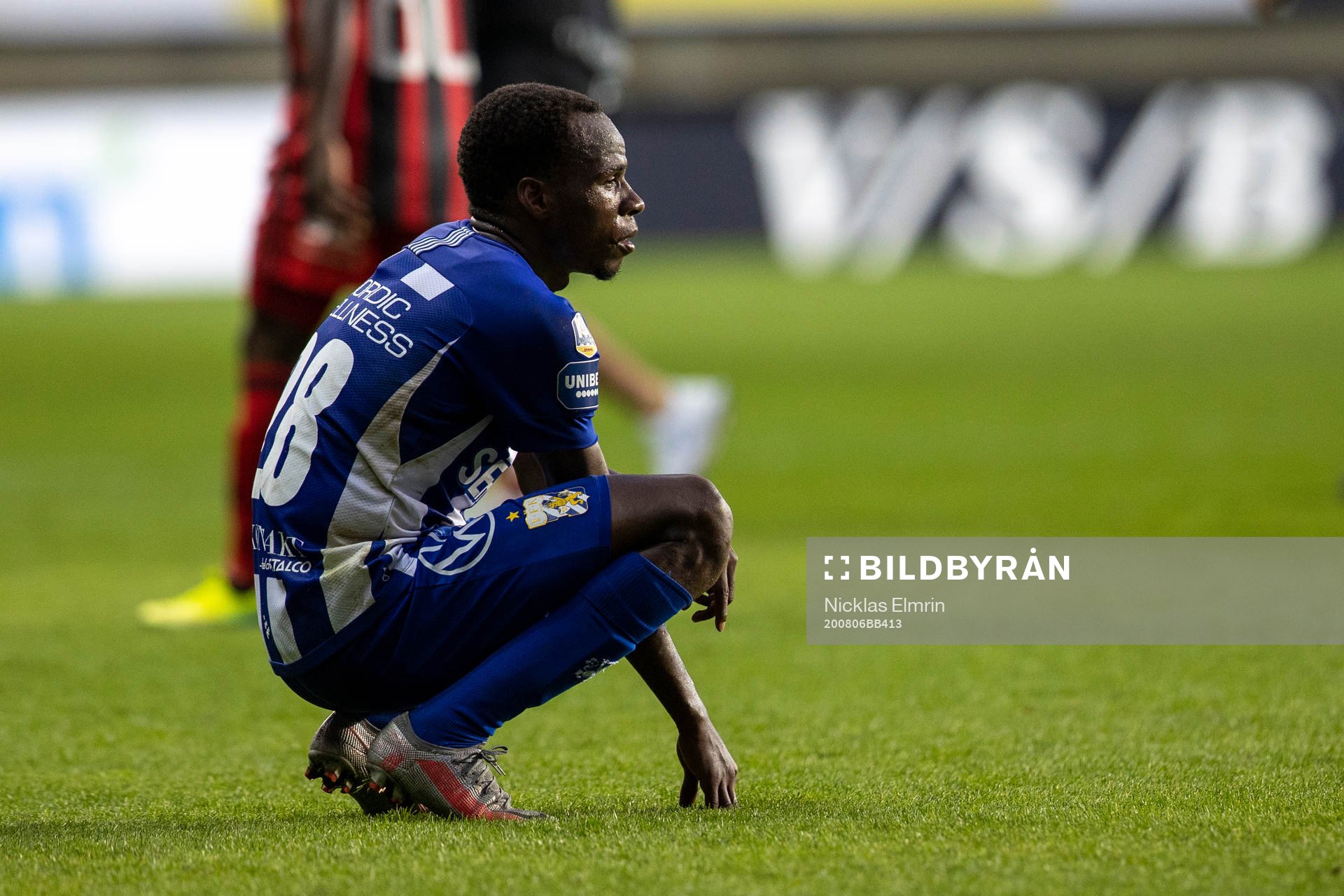 IFK Göteborgs Alhassan Yusuf Abdullahi deppar