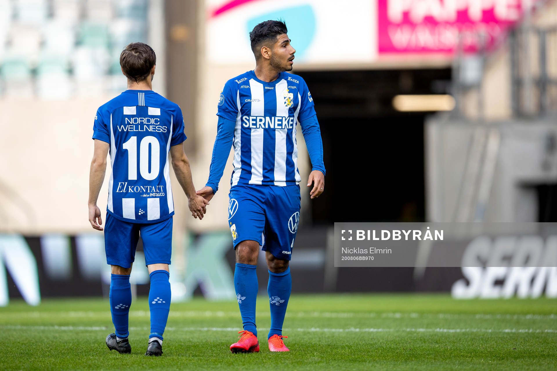 IFK Göteborgs Patrik Karlsson Lagemyr och Hosam Aiesh