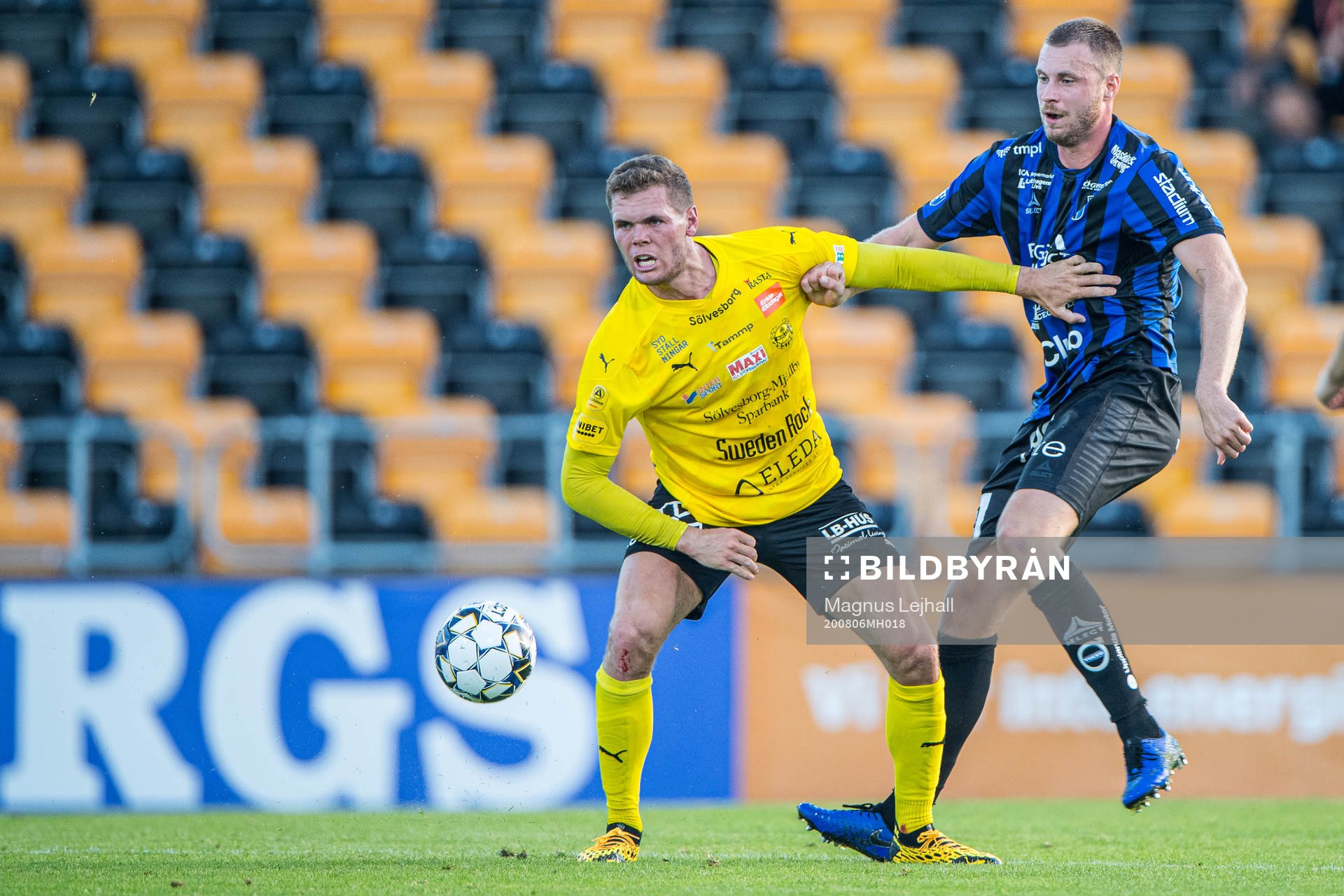 Mjällbys Jacob Bergström  och Sirius Daniel Jarl