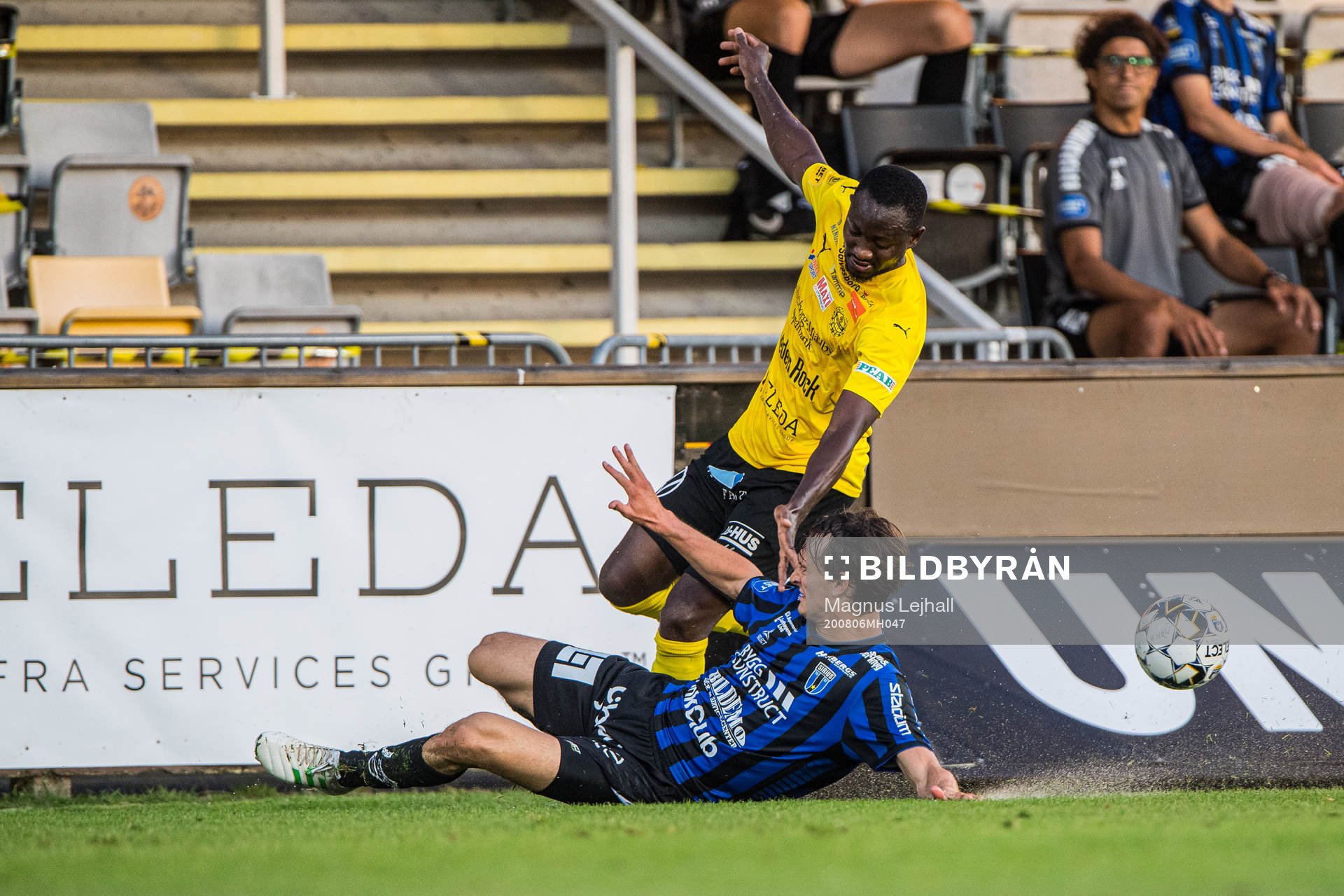 Mjällbys Moses Orwohicho Ogbu och Sirius Hjalmar Ekdal