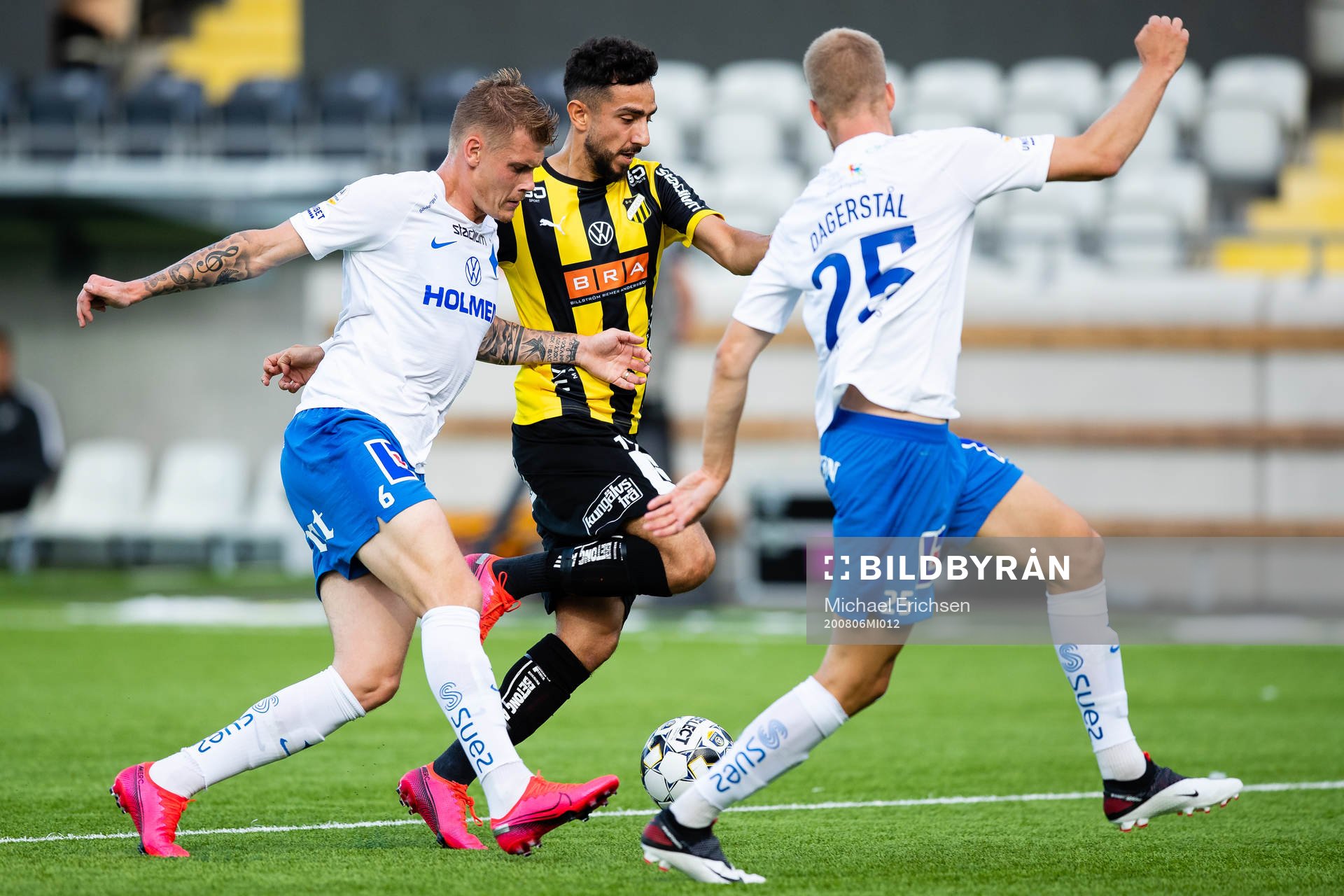 IFK Norrköpings Eric Smith och Filip Dagerstål mot
