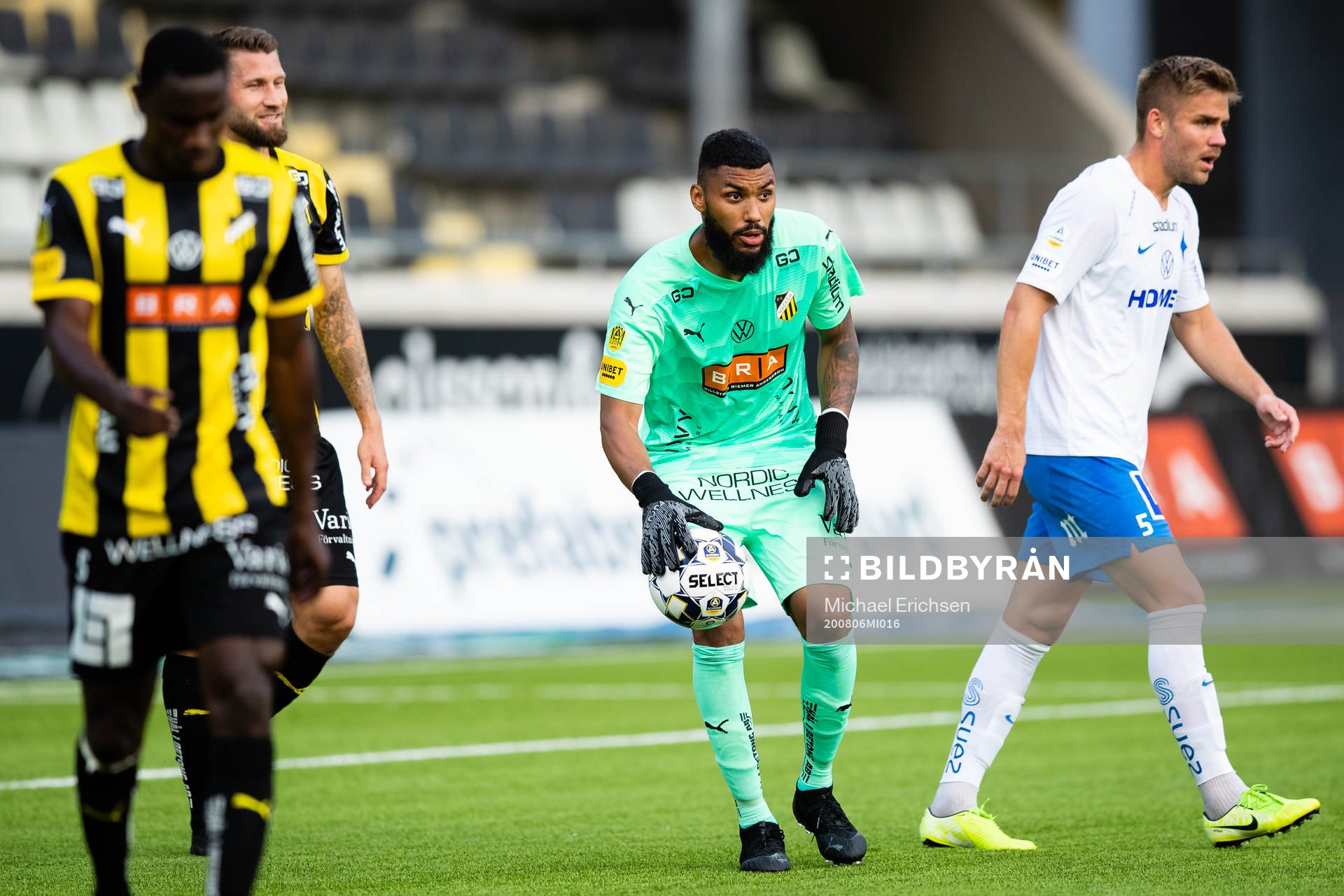 Häckens målvakt Jonathan Ursin Rasheed