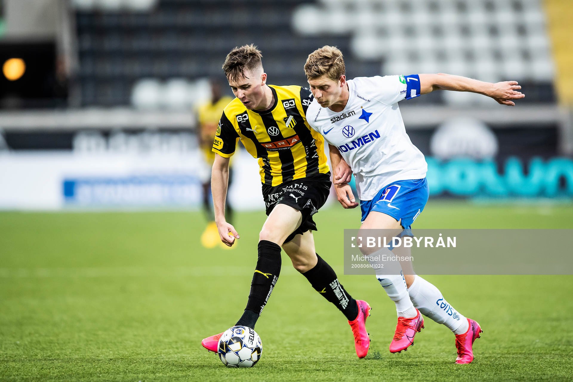 Häckens Patrik Wålemark och IFK Norrköpings Alexander