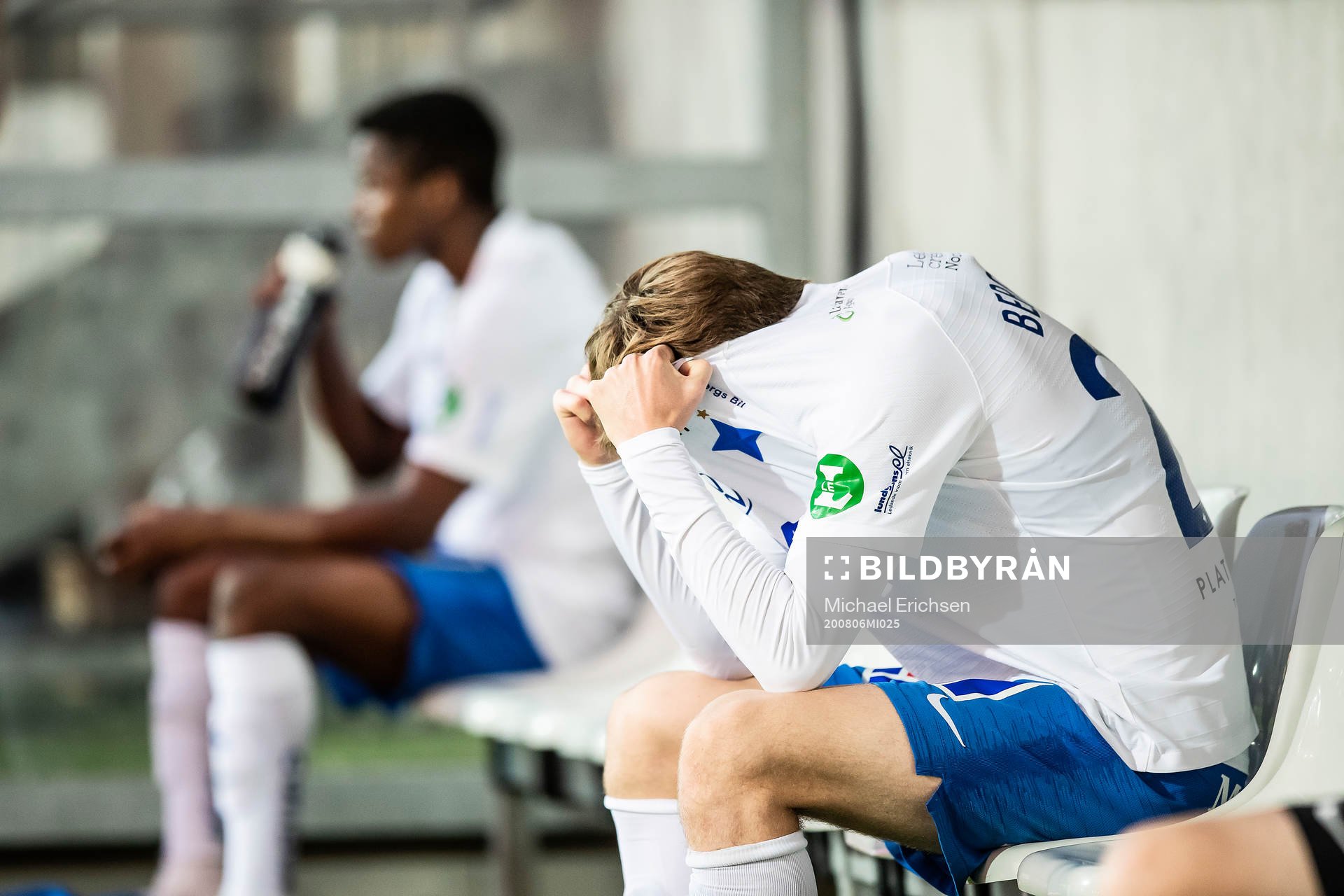 IFK Norrköpings Ísak Bergmann Jóhannesson deppar