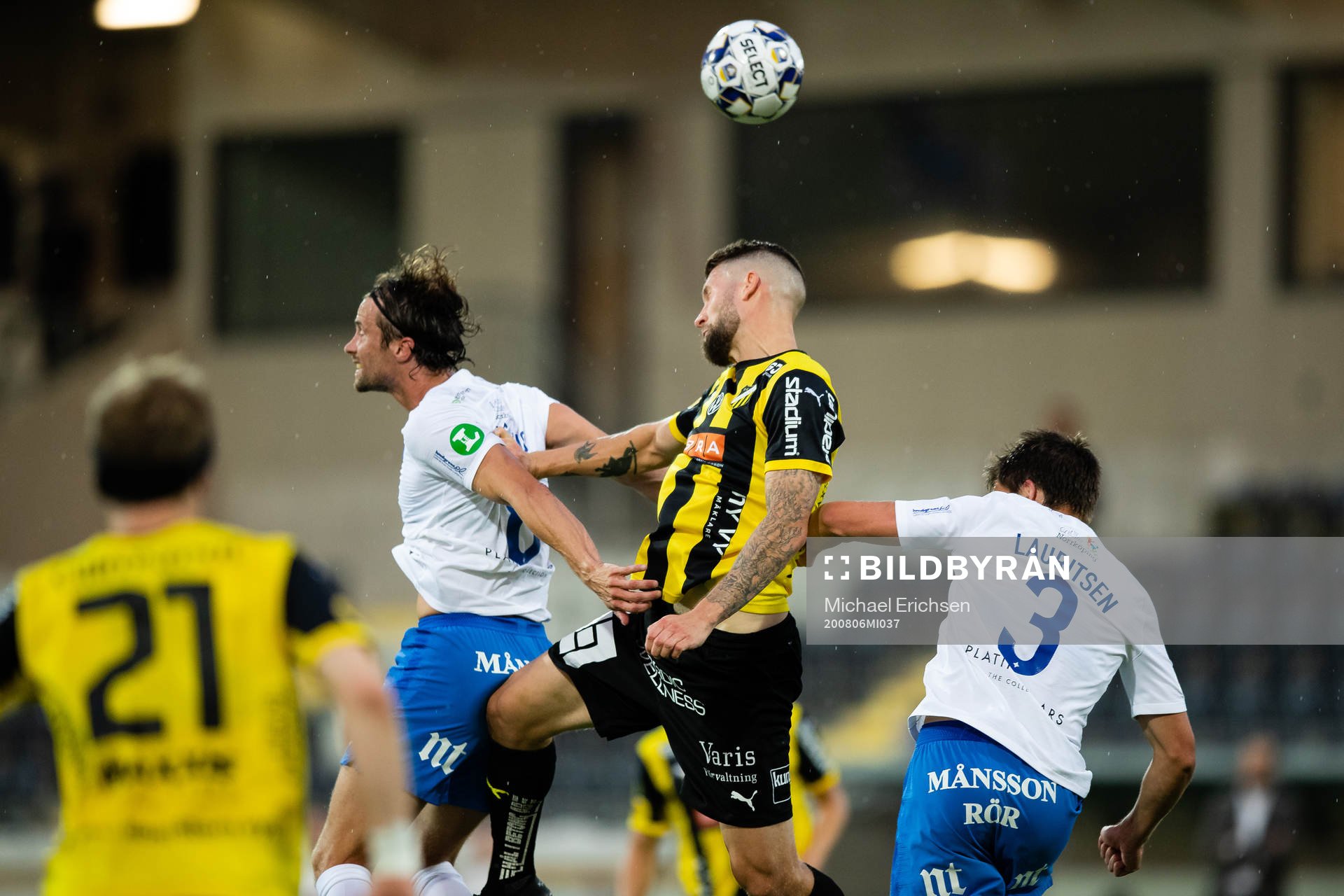 IFK Norrköpings Linus Hallenius och Rasmus Stensbæk