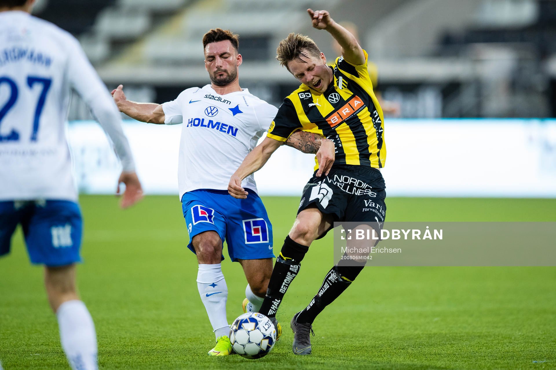 IFK Norrköpings Sead Haksabanovic och Häckens Viktor