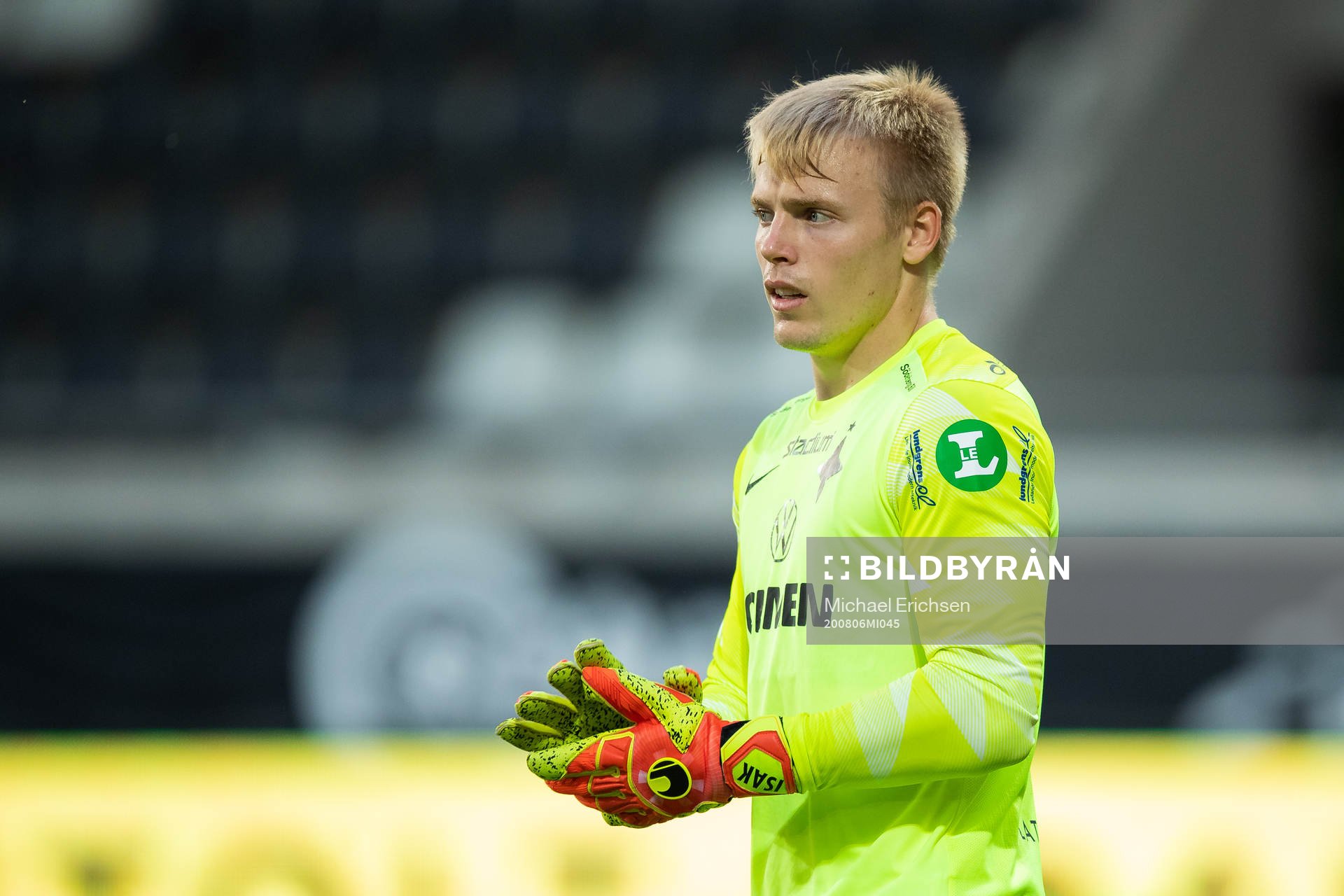 IFK Norrköpings målvakt Isak Pettersson