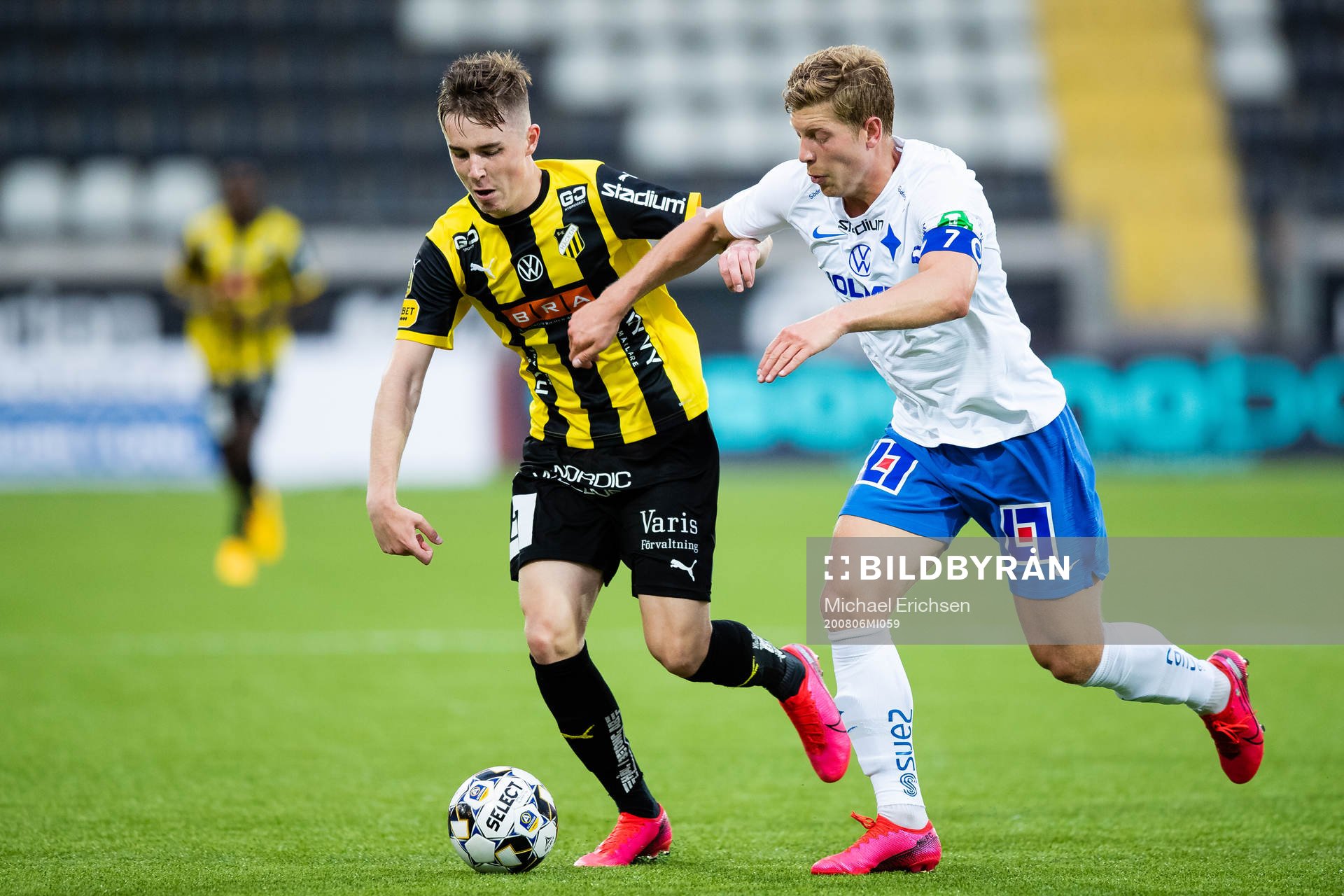 Häckens Patrik Wålemark och IFK Norrköpings Alexander