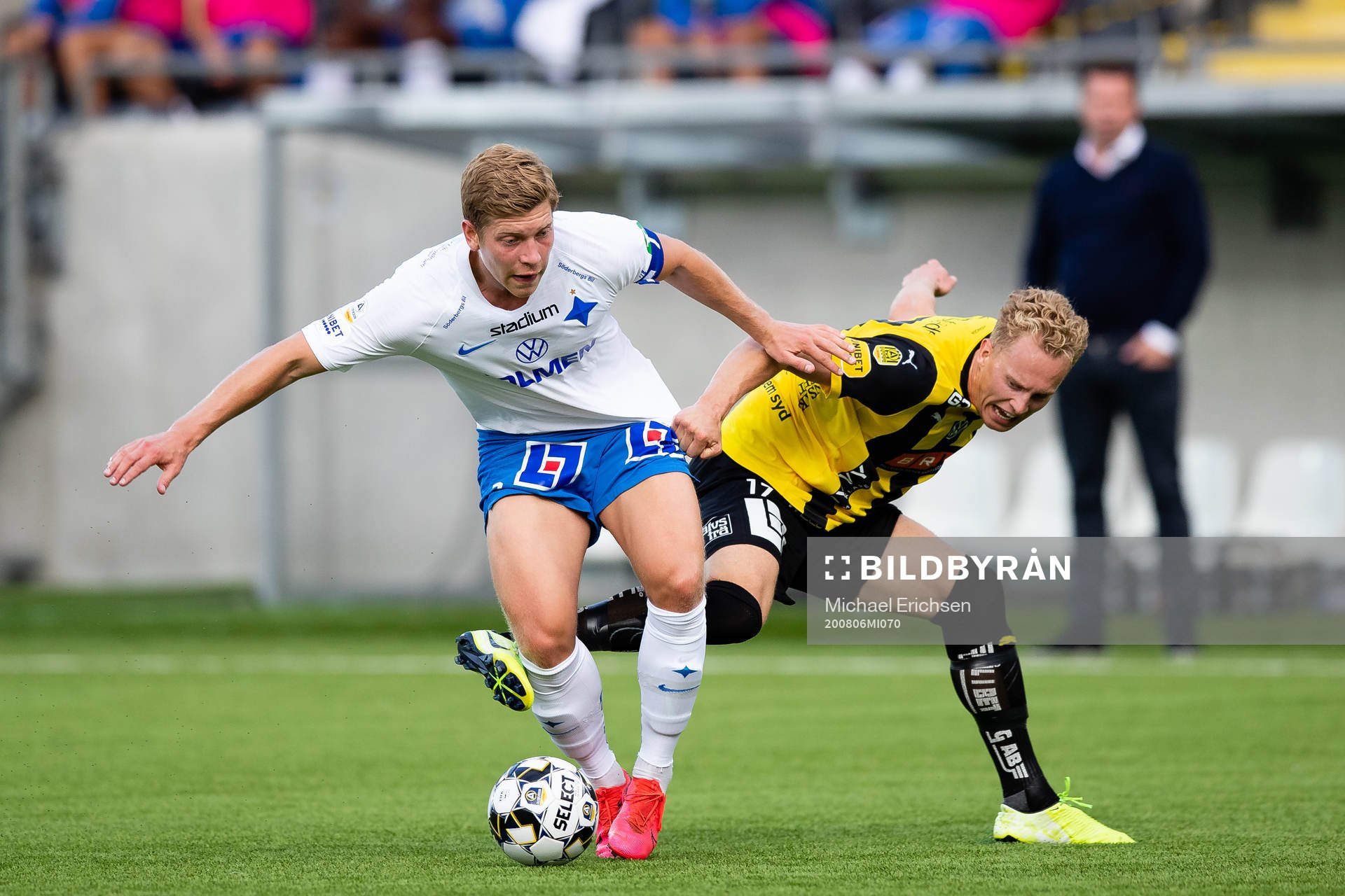IFK Norrköpings Alexander Fransson och Häckens Gustav