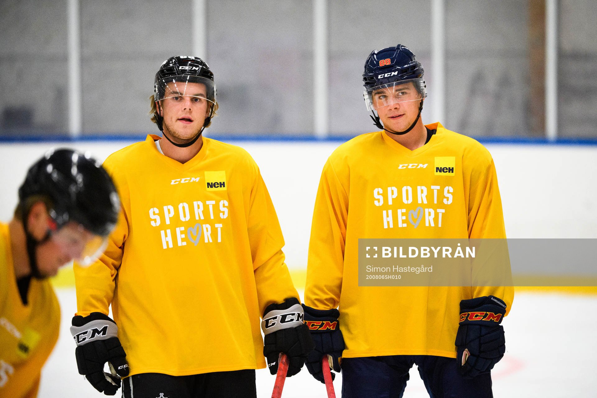 Frölundas Samuel Fagemo och Djurgården Alexander Holtz
