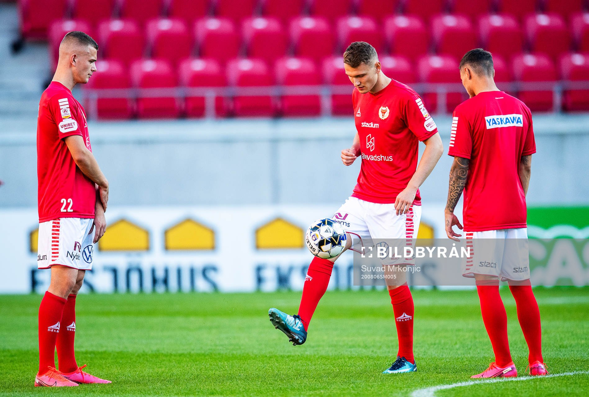 Kalmars Piotr Johansson och Alexander Ahl Holmström