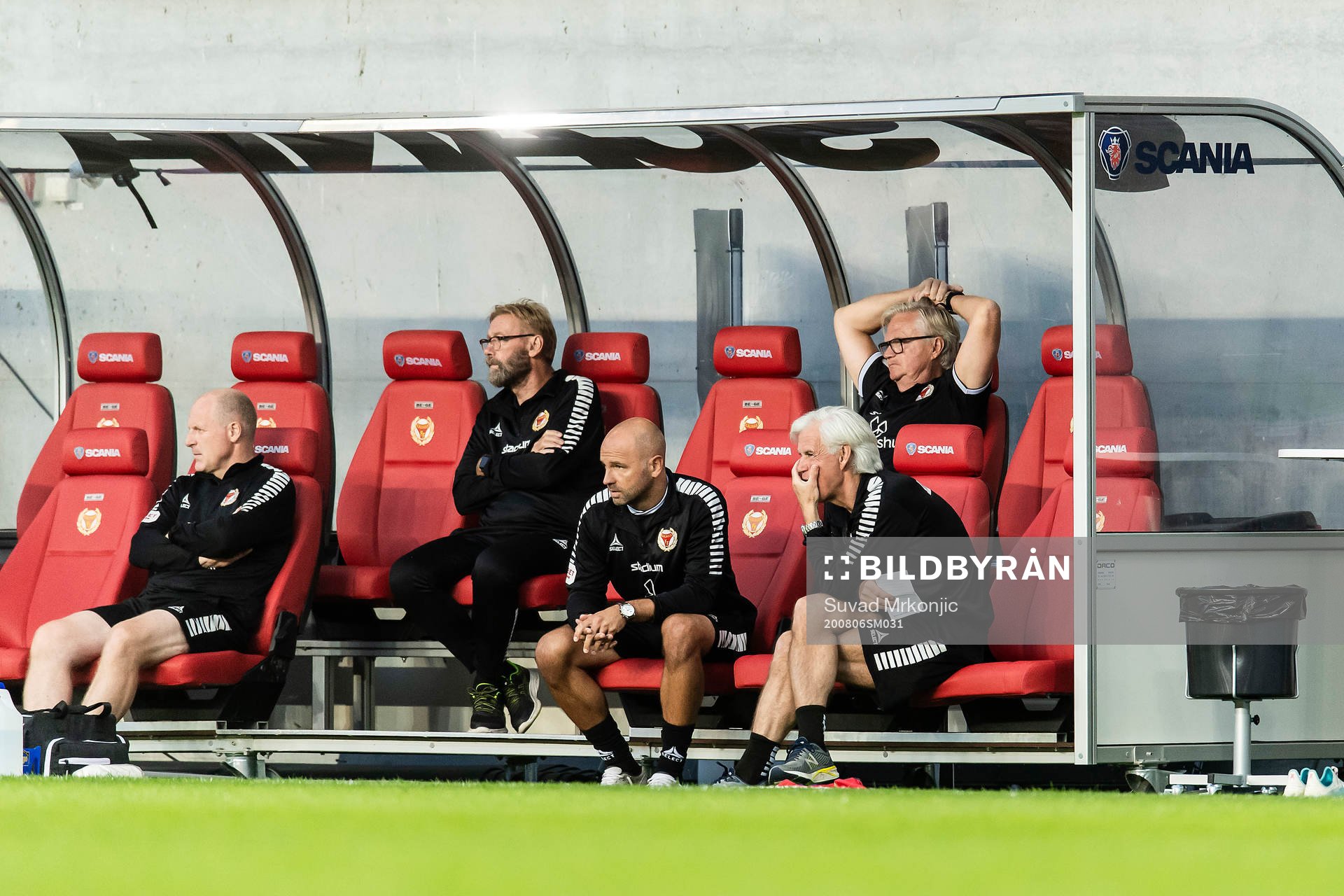 Kalmars tränare Nanne Bergstrand deppar
