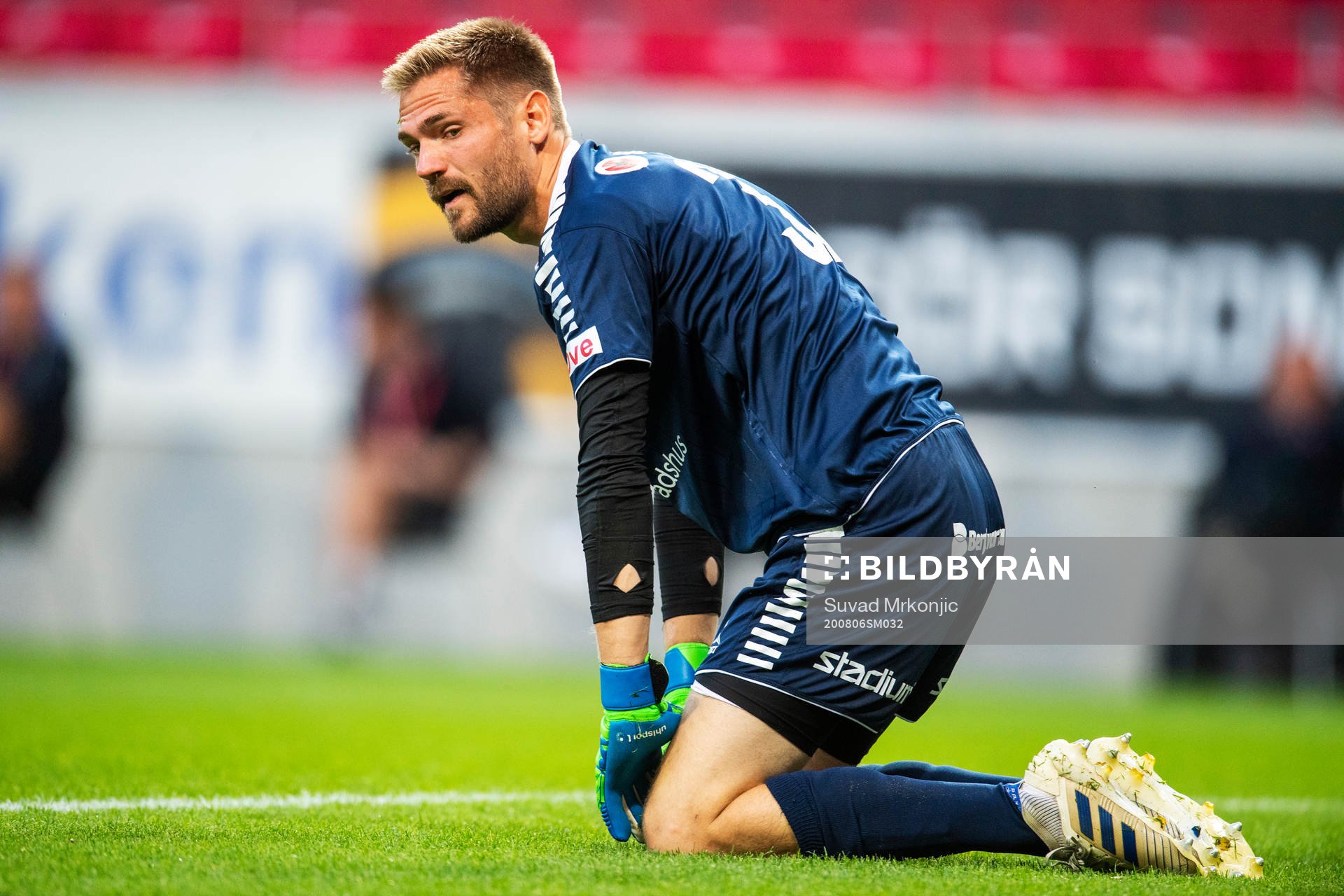 Kalmars målvakt Lucas Hägg-Johansson deppar