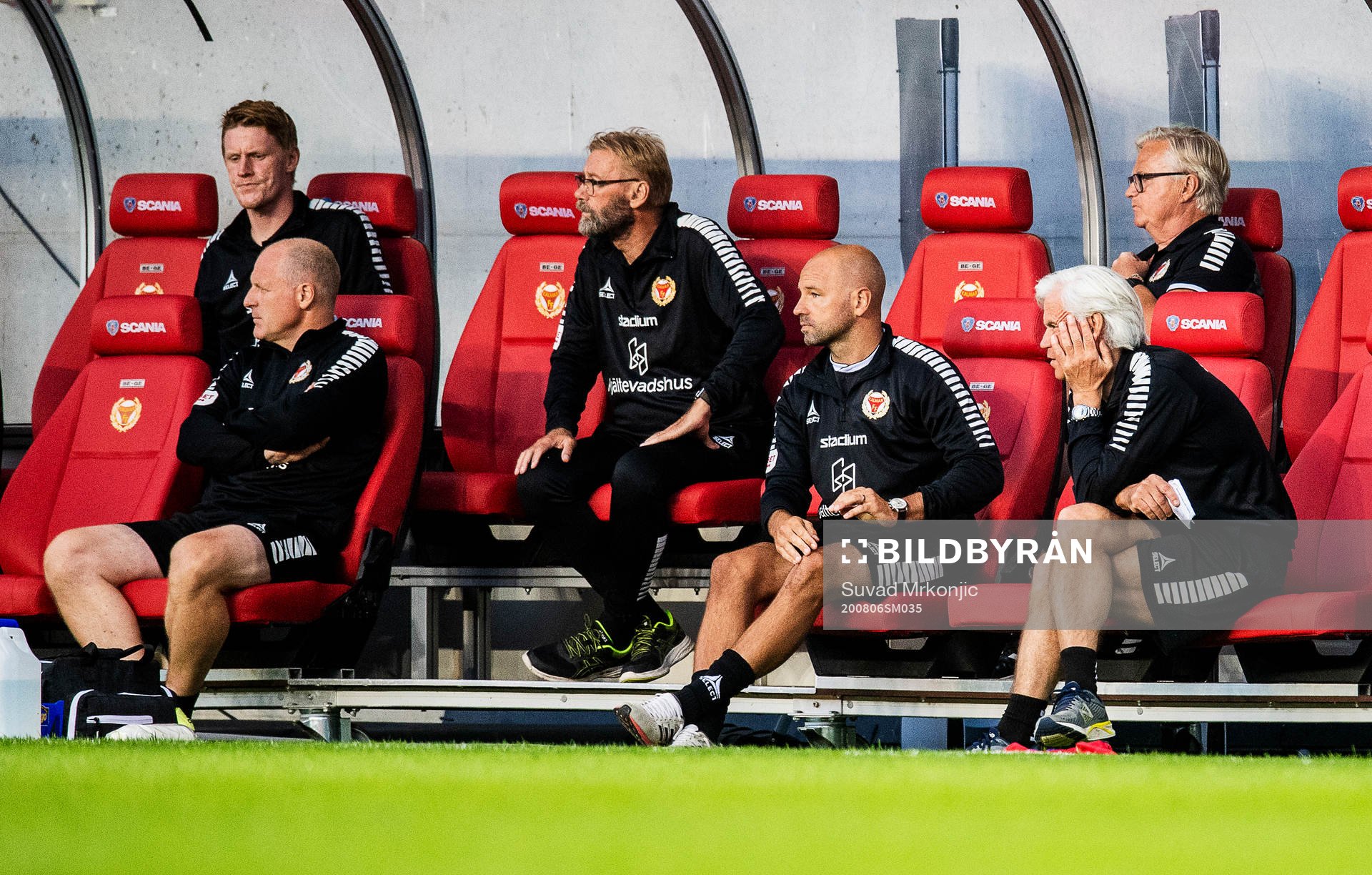 Kalmars tränare Nanne Bergstrand deppar