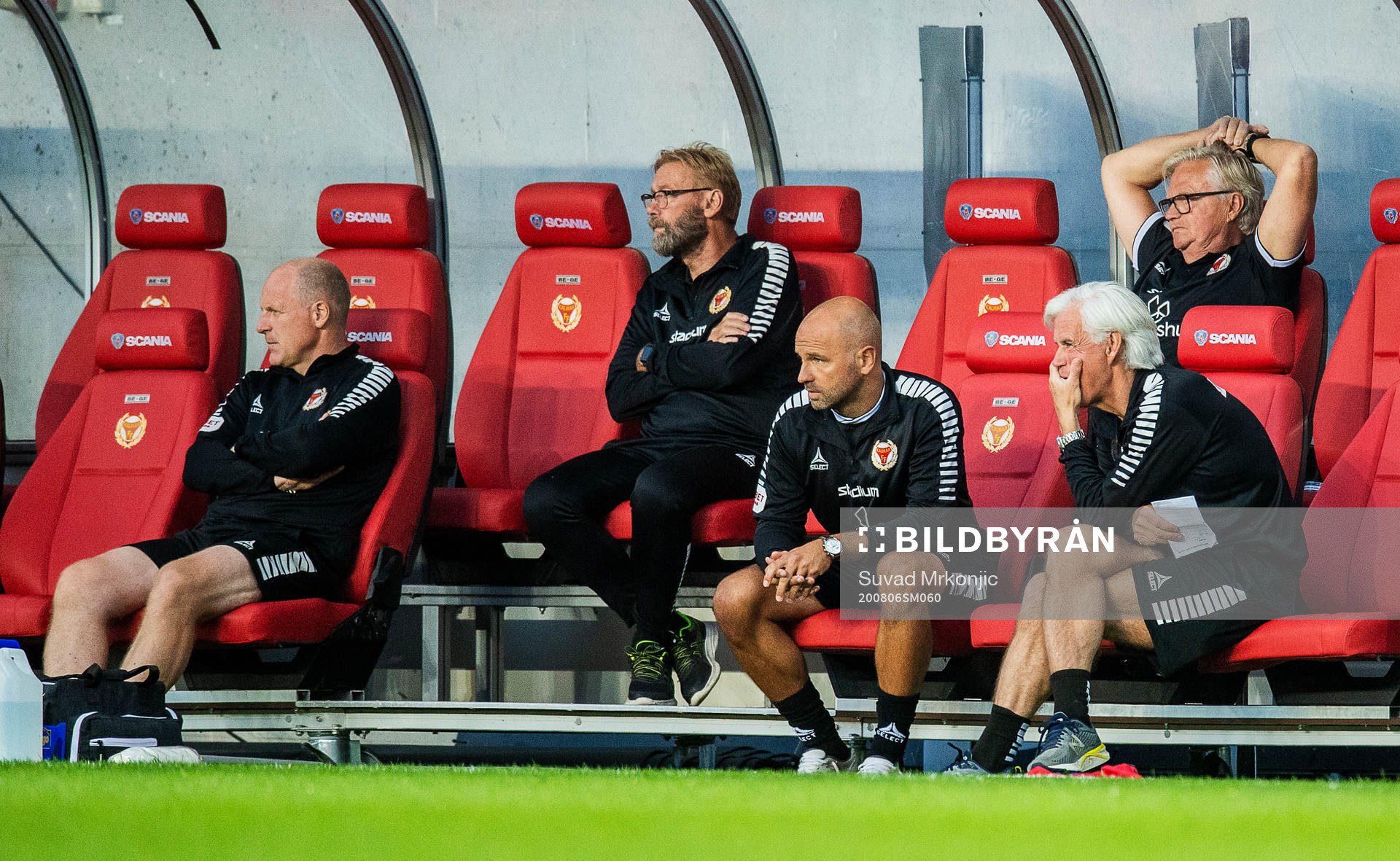 Kalmars tränare Nanne Bergstrand samt