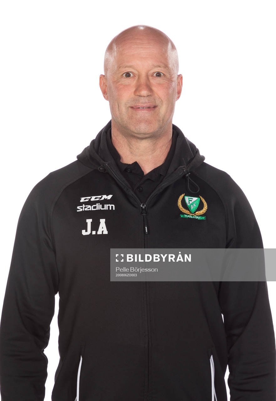 Färjestads Fystränare Jonas Asplund