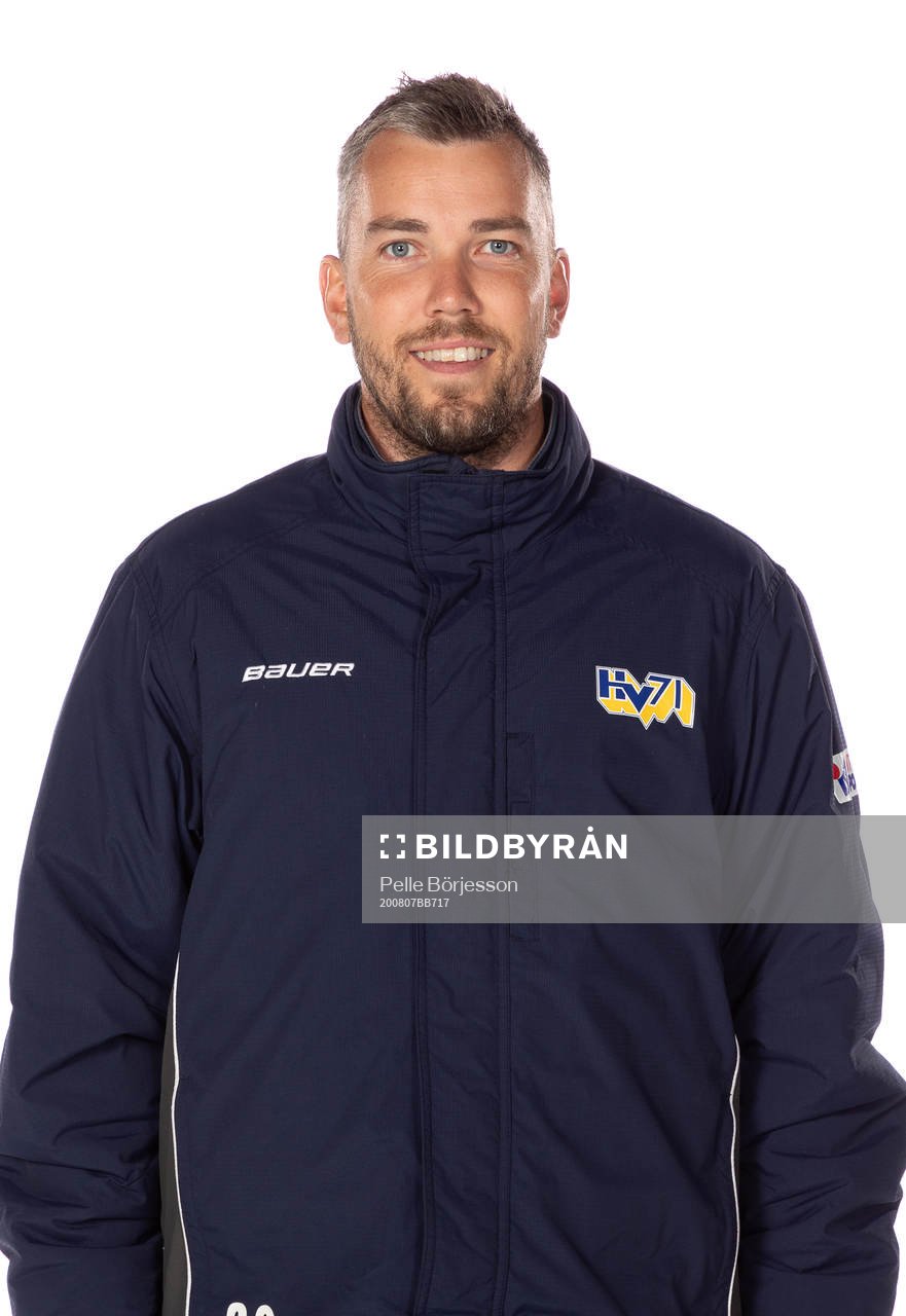 HV71s Fystränare Johan Sandstedt