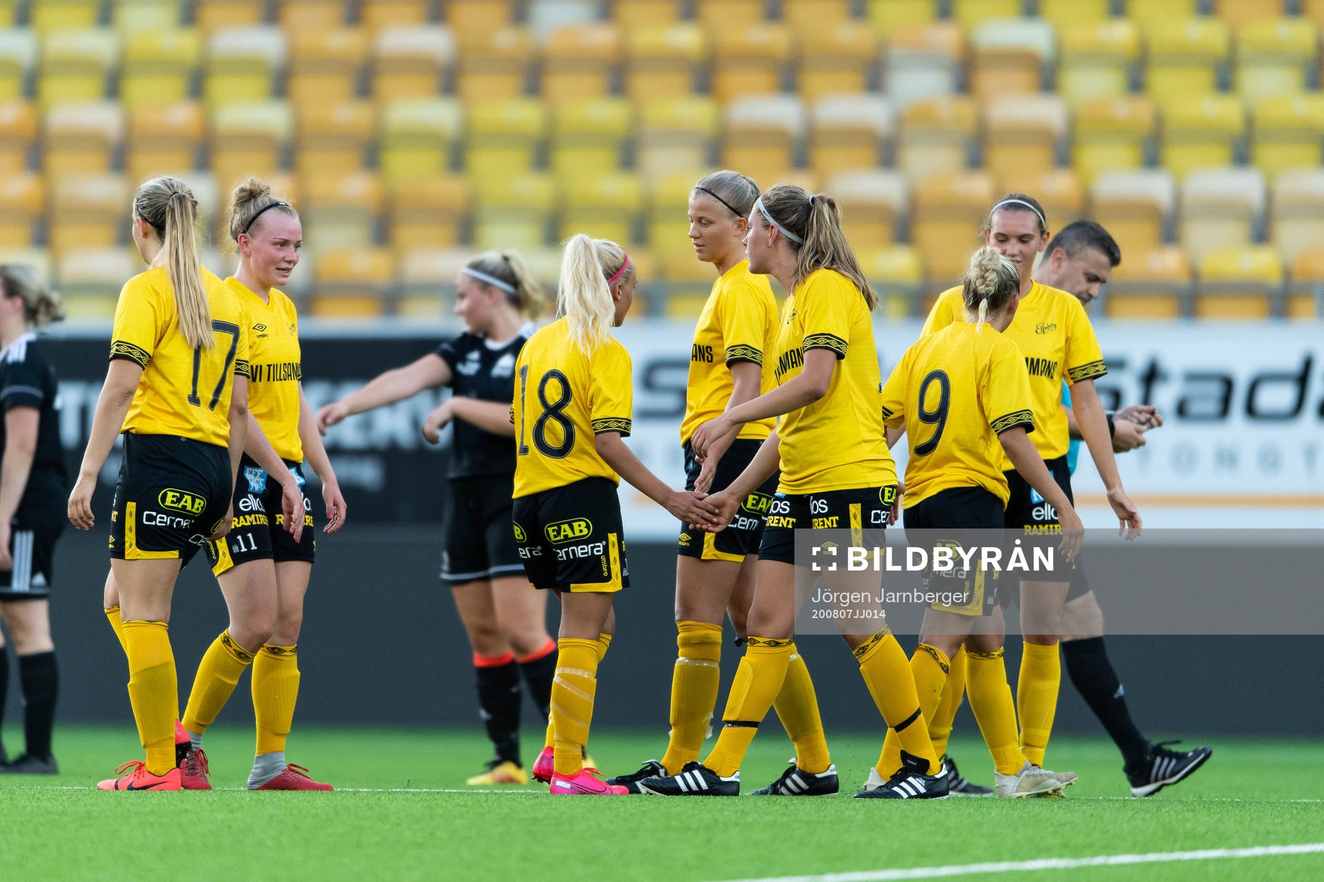 Elfsborgs spelare jublar