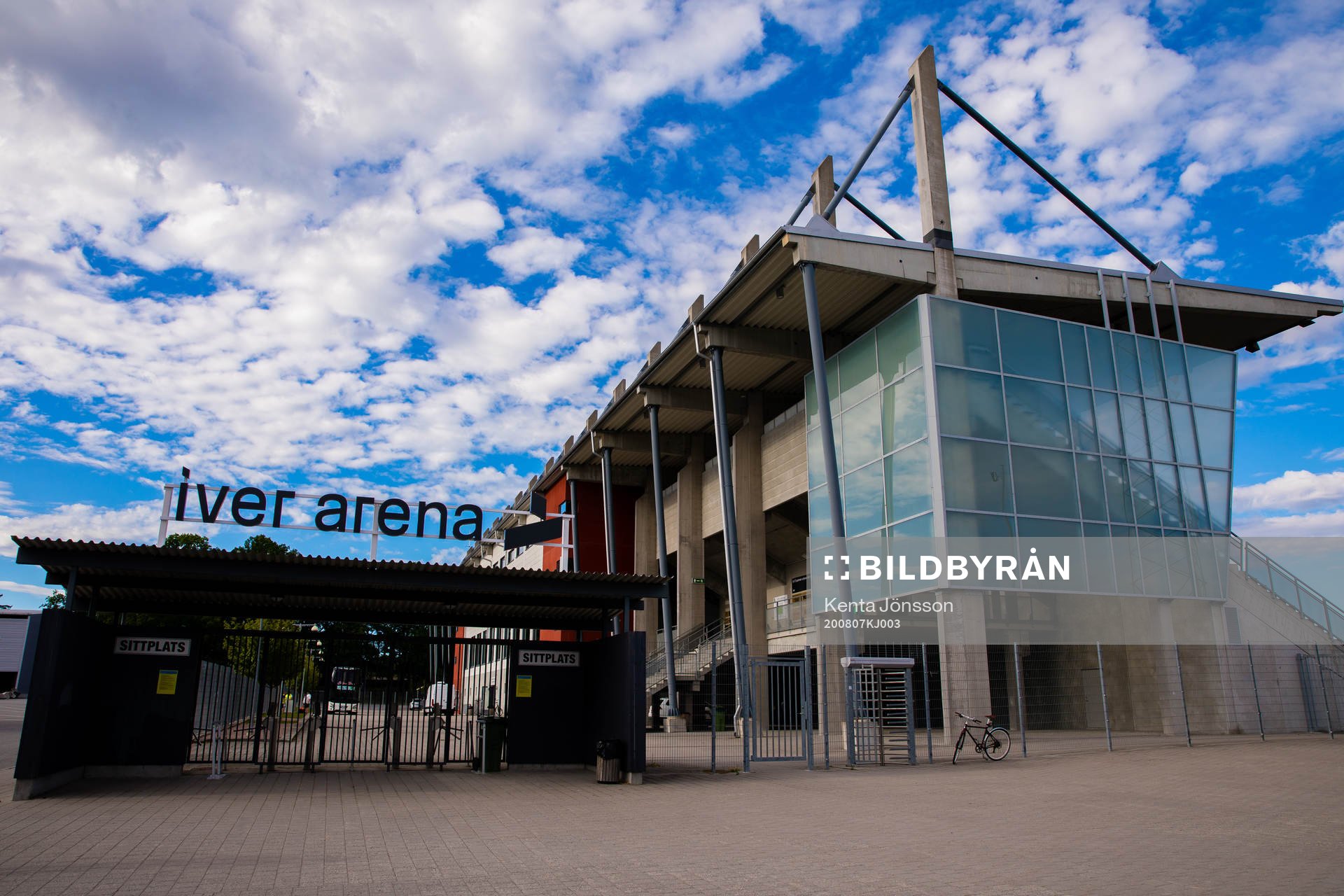 Exteriör av Iver Arena