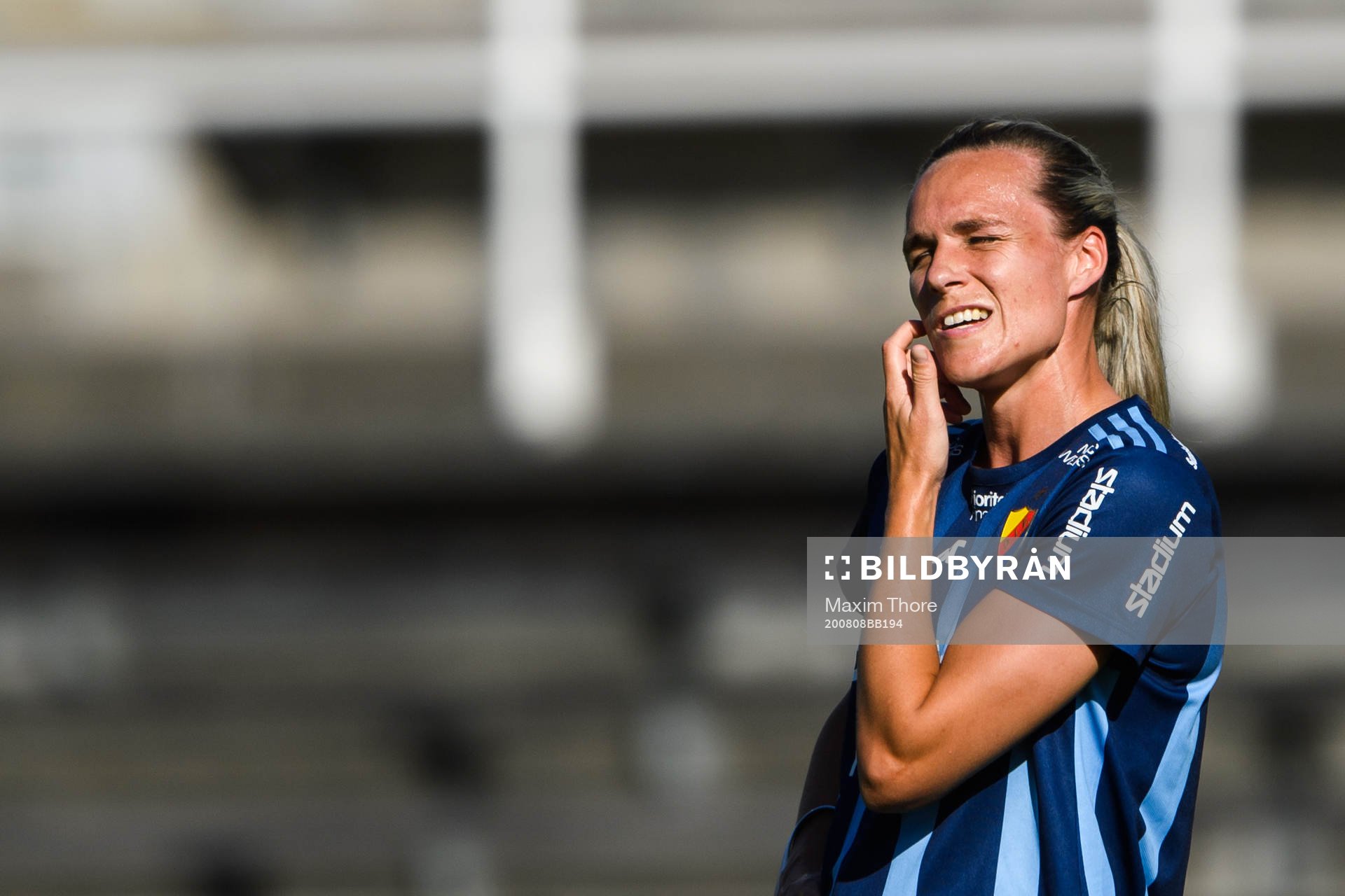 Djurgårdens Hannah Wilkinson  deppar