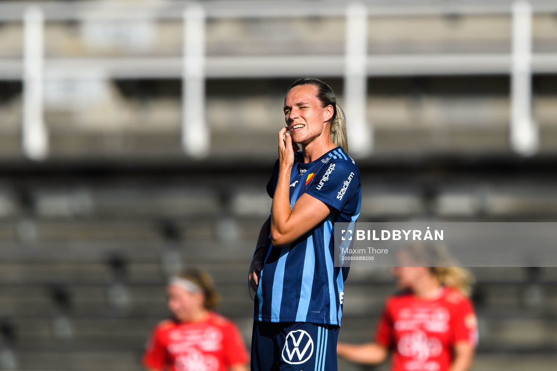 Djurgårdens Hannah Wilkinson deppar