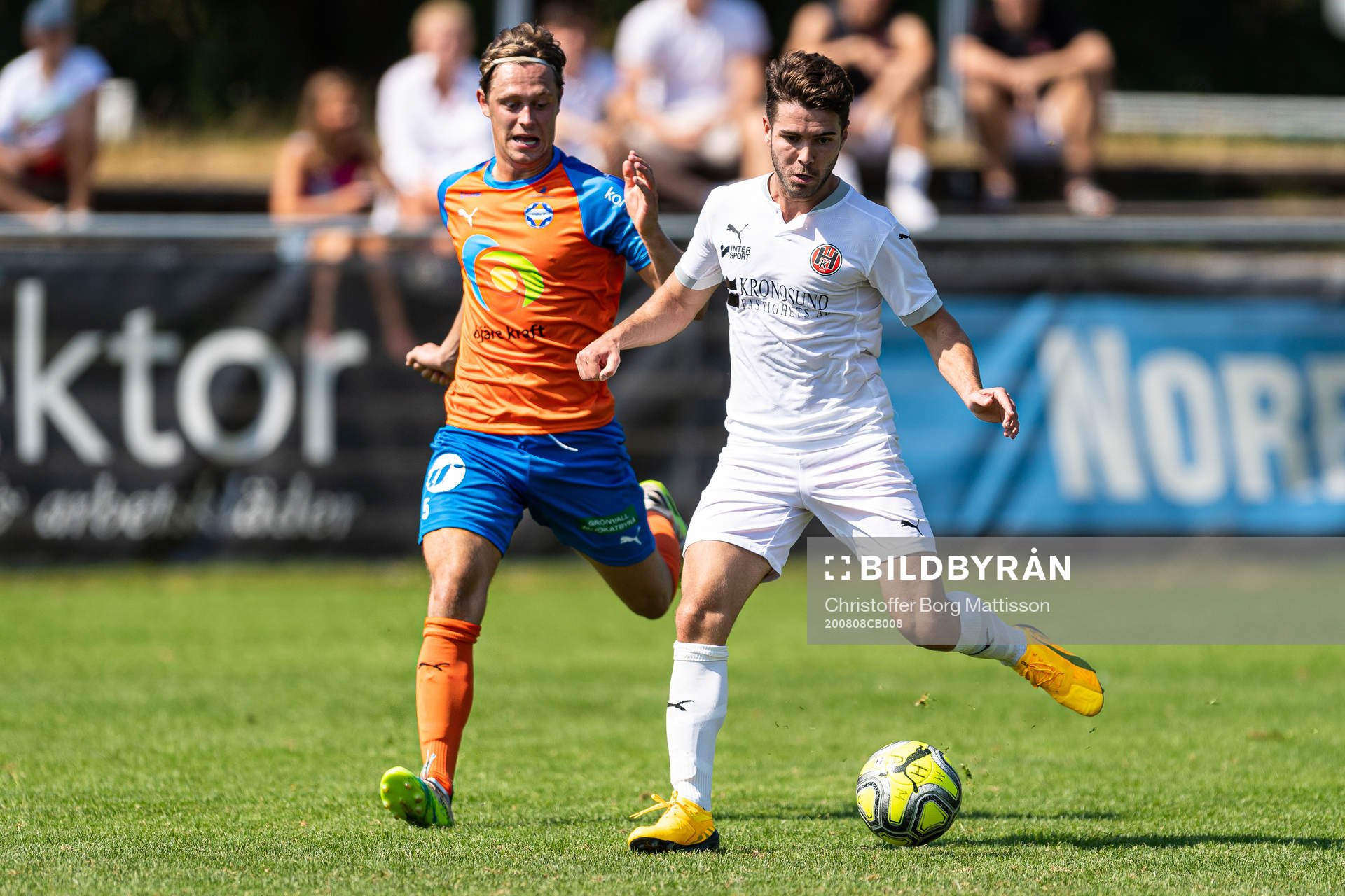 Vejbys Rasmus Strandberg mot Hittarps Edis Agelius