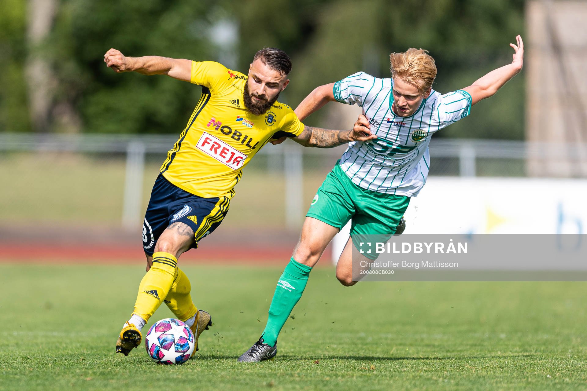 Ängelholms Filip Pivkovski mot Västra Frölundas Otto