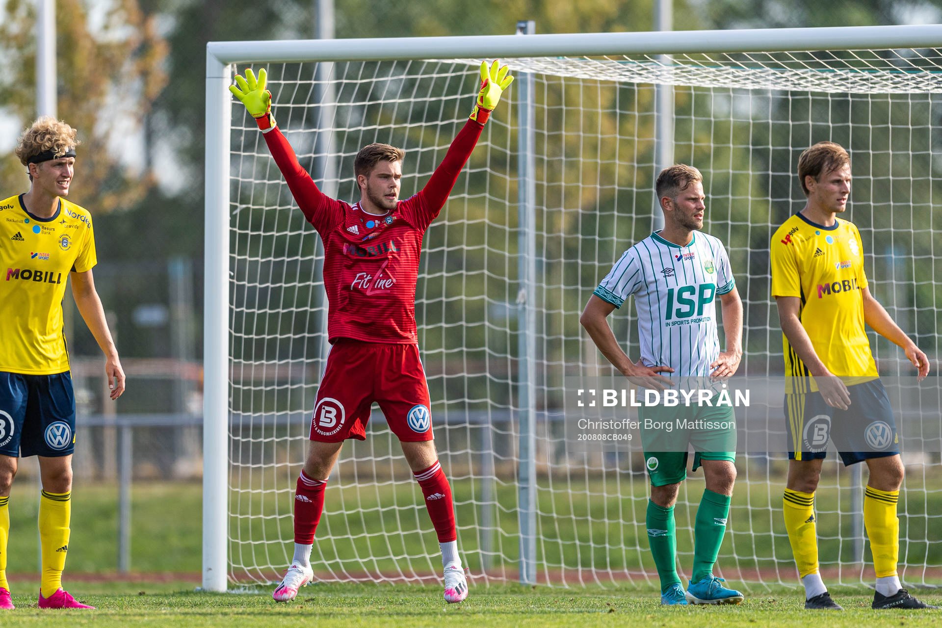 Ängelholms målvakt Robin Streifert
