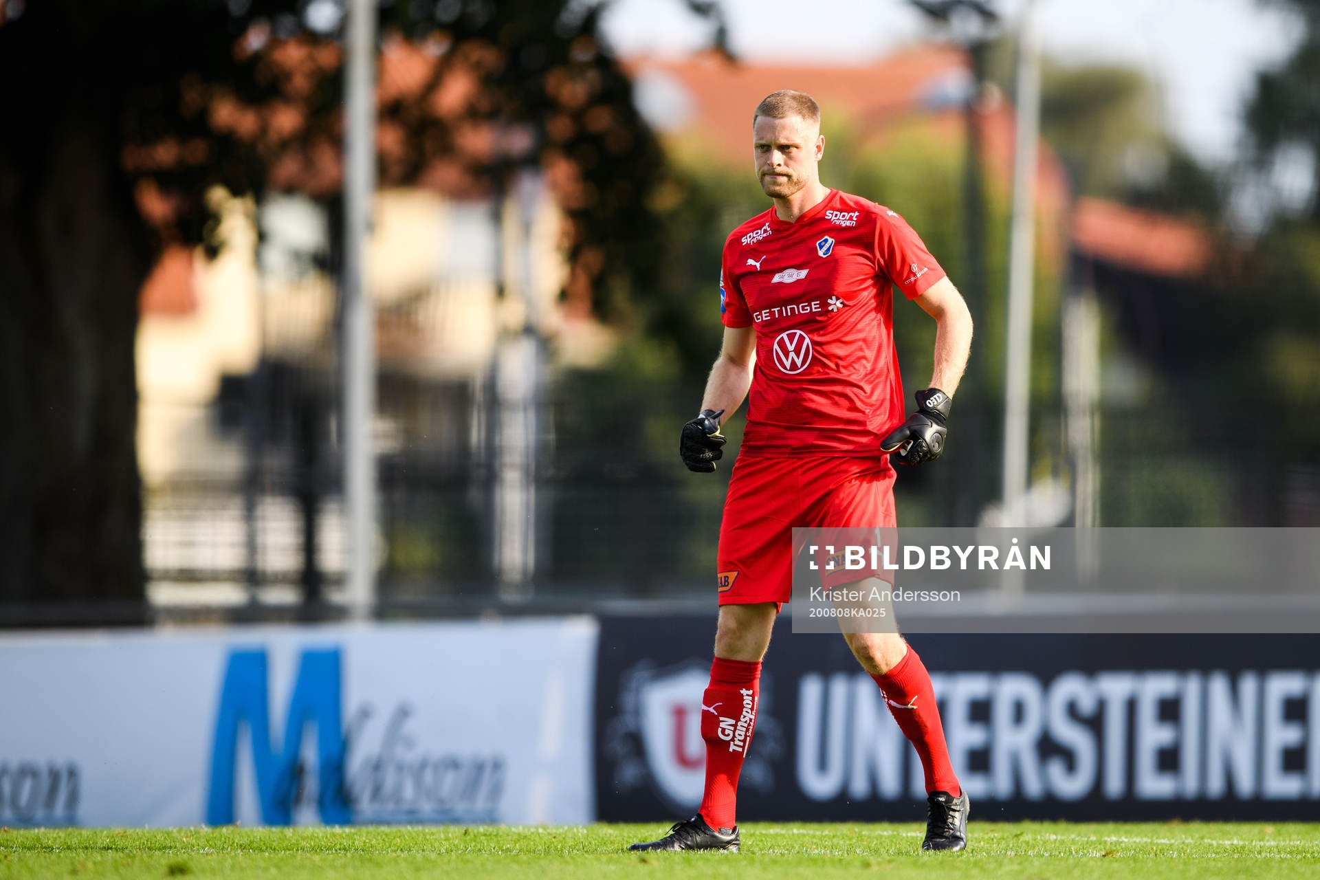Halmstads målvakt Malkolm Nilsson Säfqvist