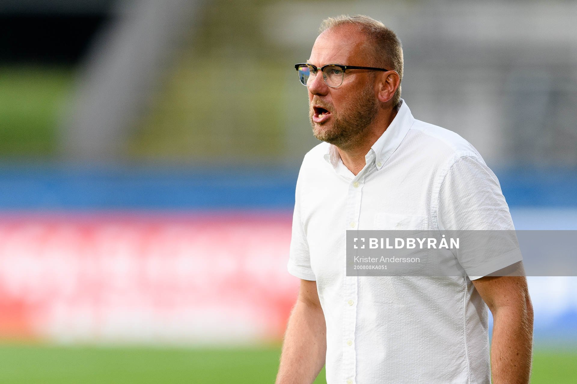 Halmstads tränare Magnus Haglund