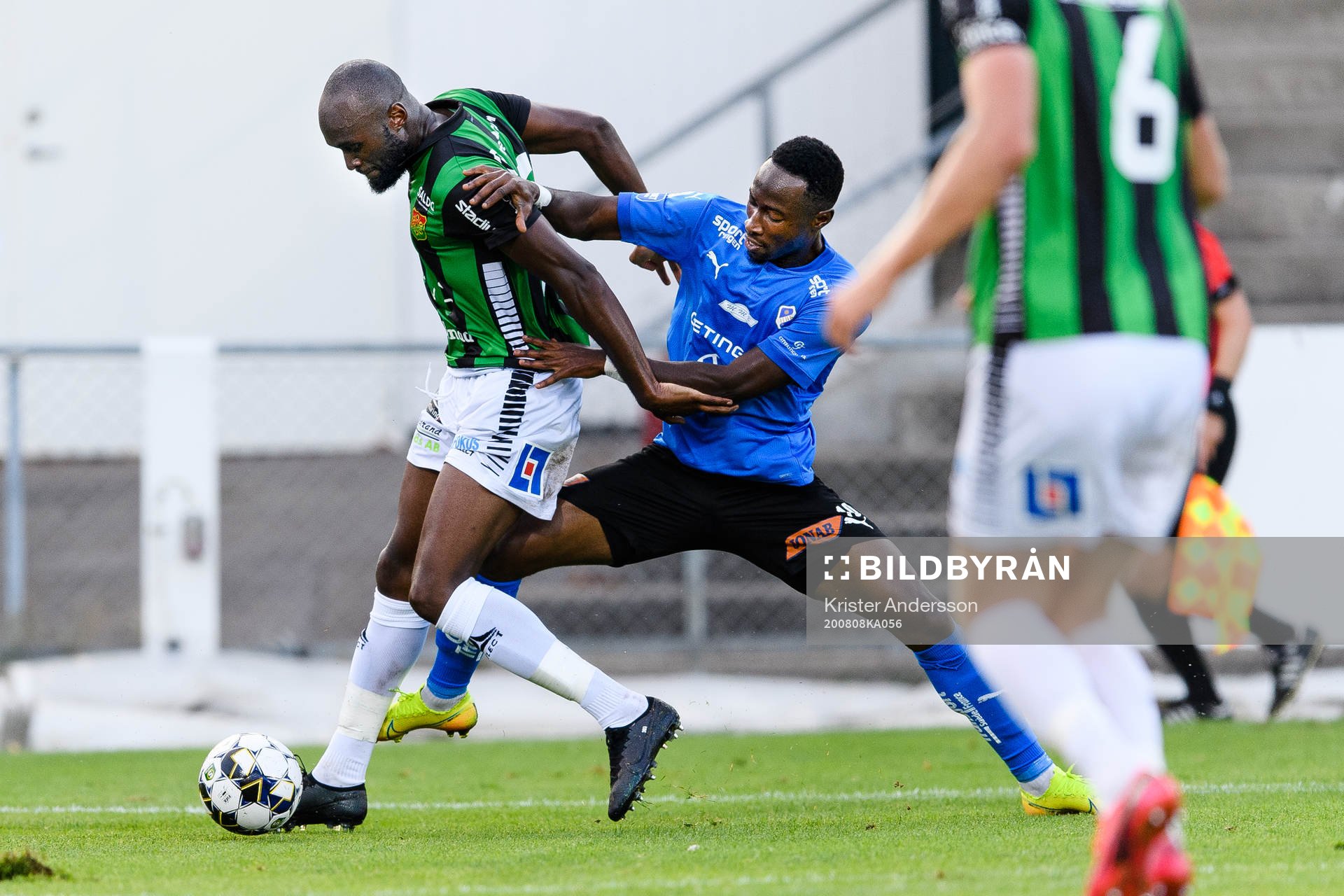 GAIS Borins Lumbana och Halmstads Sadat Karim