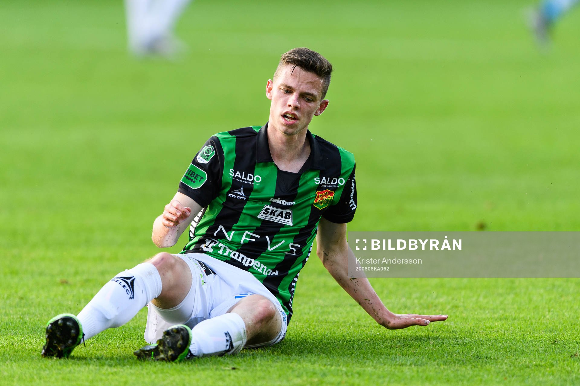Halmstads Isac Larsson deppar