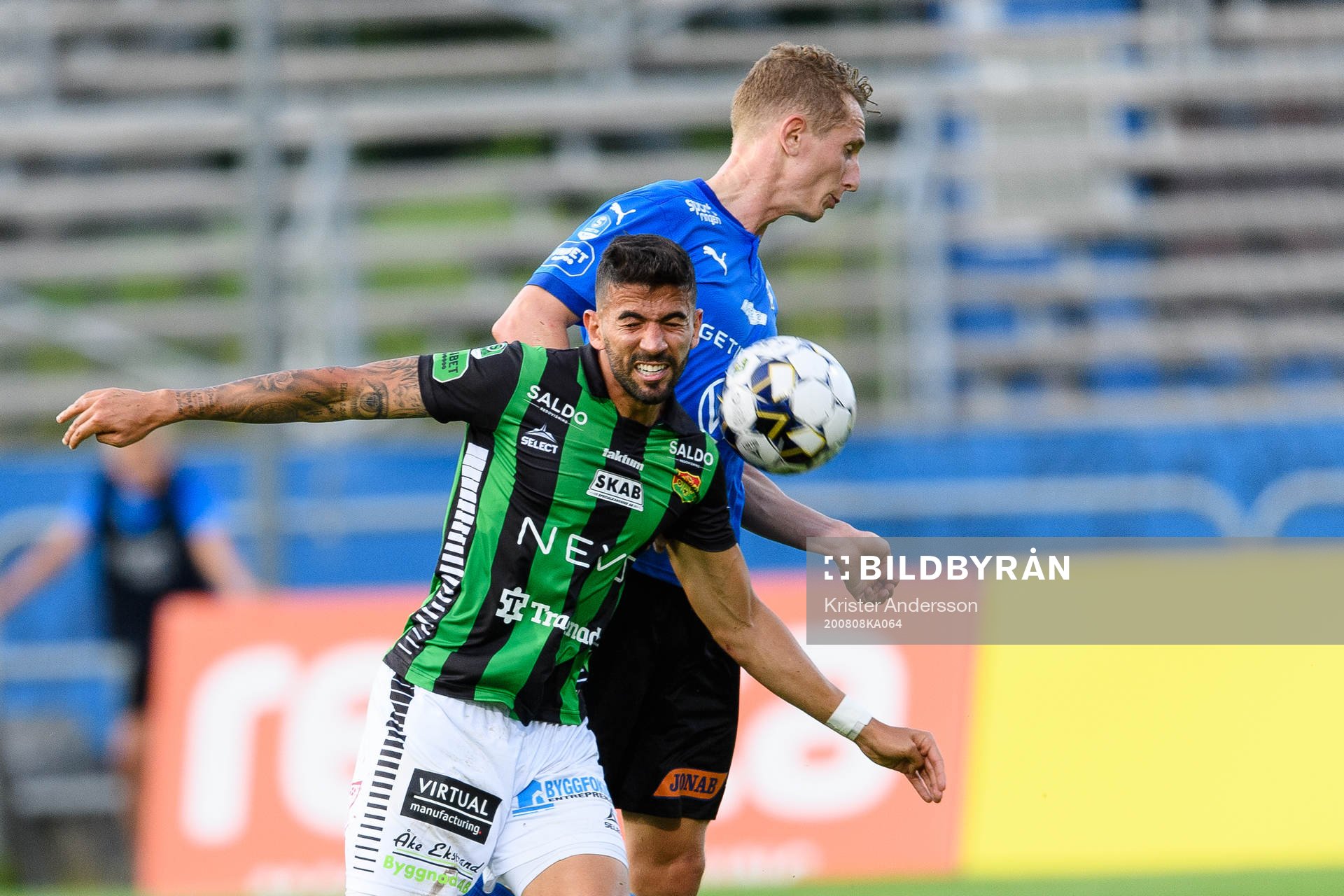 GAIS Paulo Marcelo och Halmstads Andreas Bengtsson