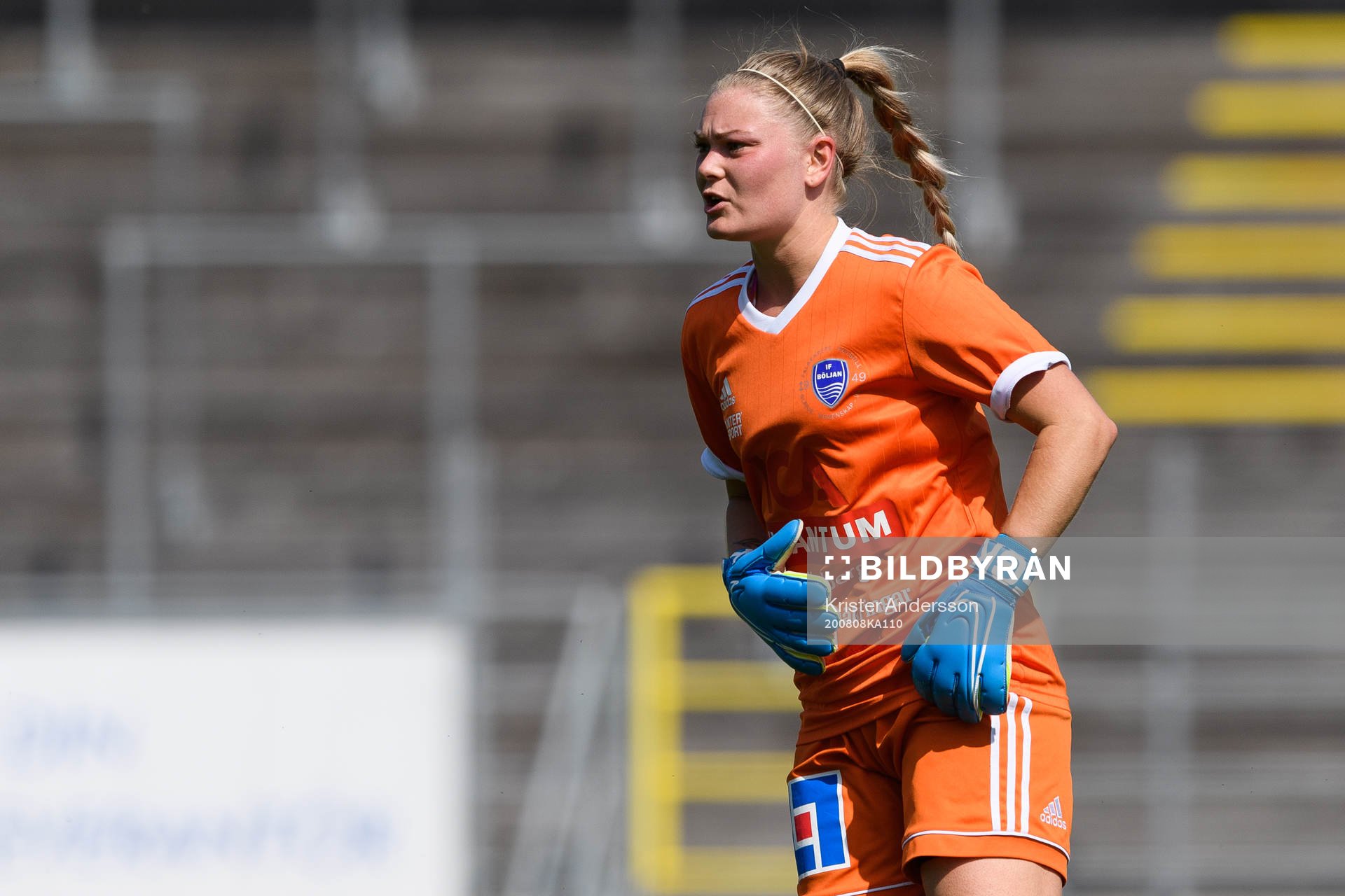 Böljan Falkenbergs målvakt Linnéa Nilsson