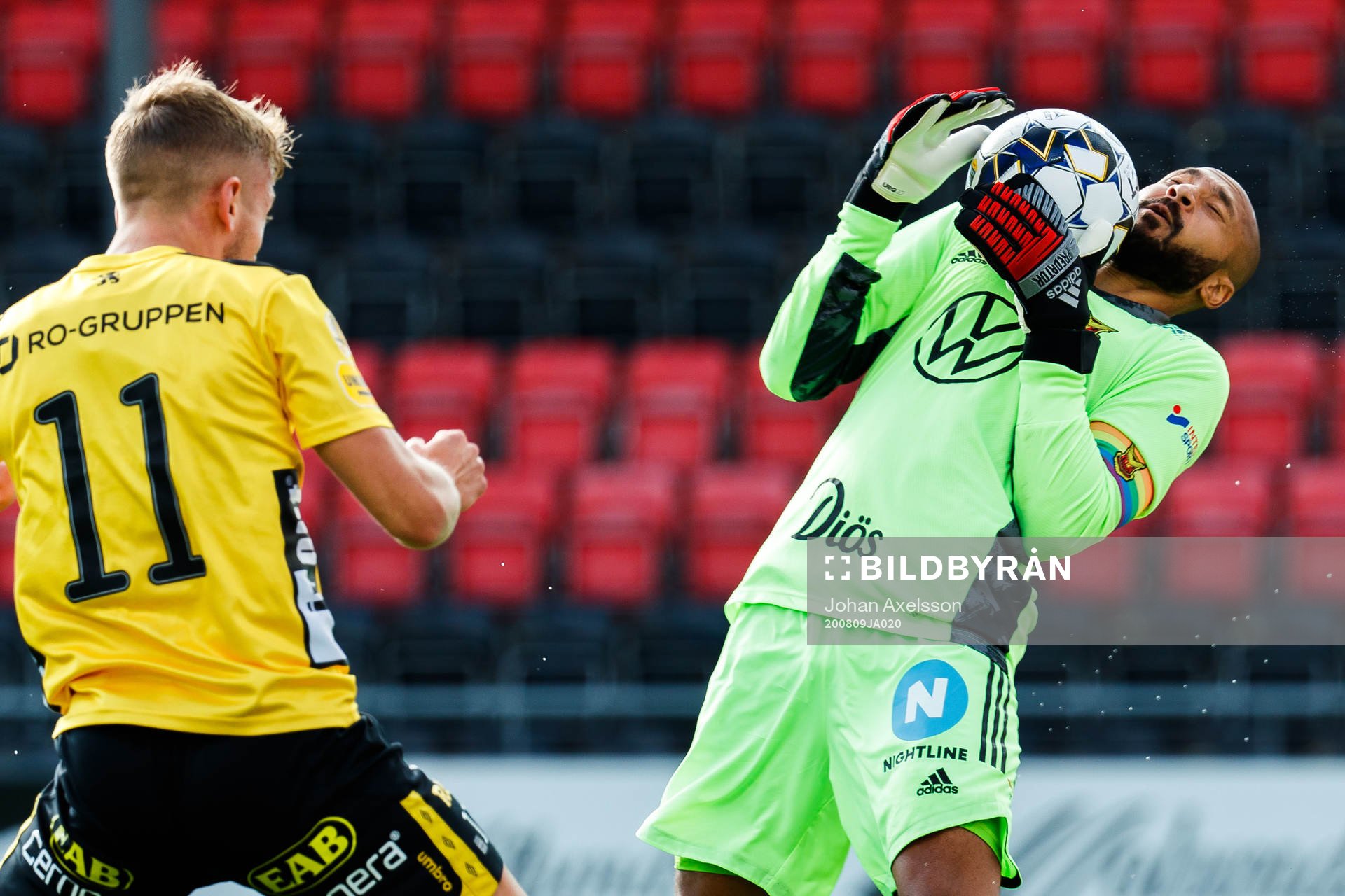 Östersunds målvakt Aly Keita