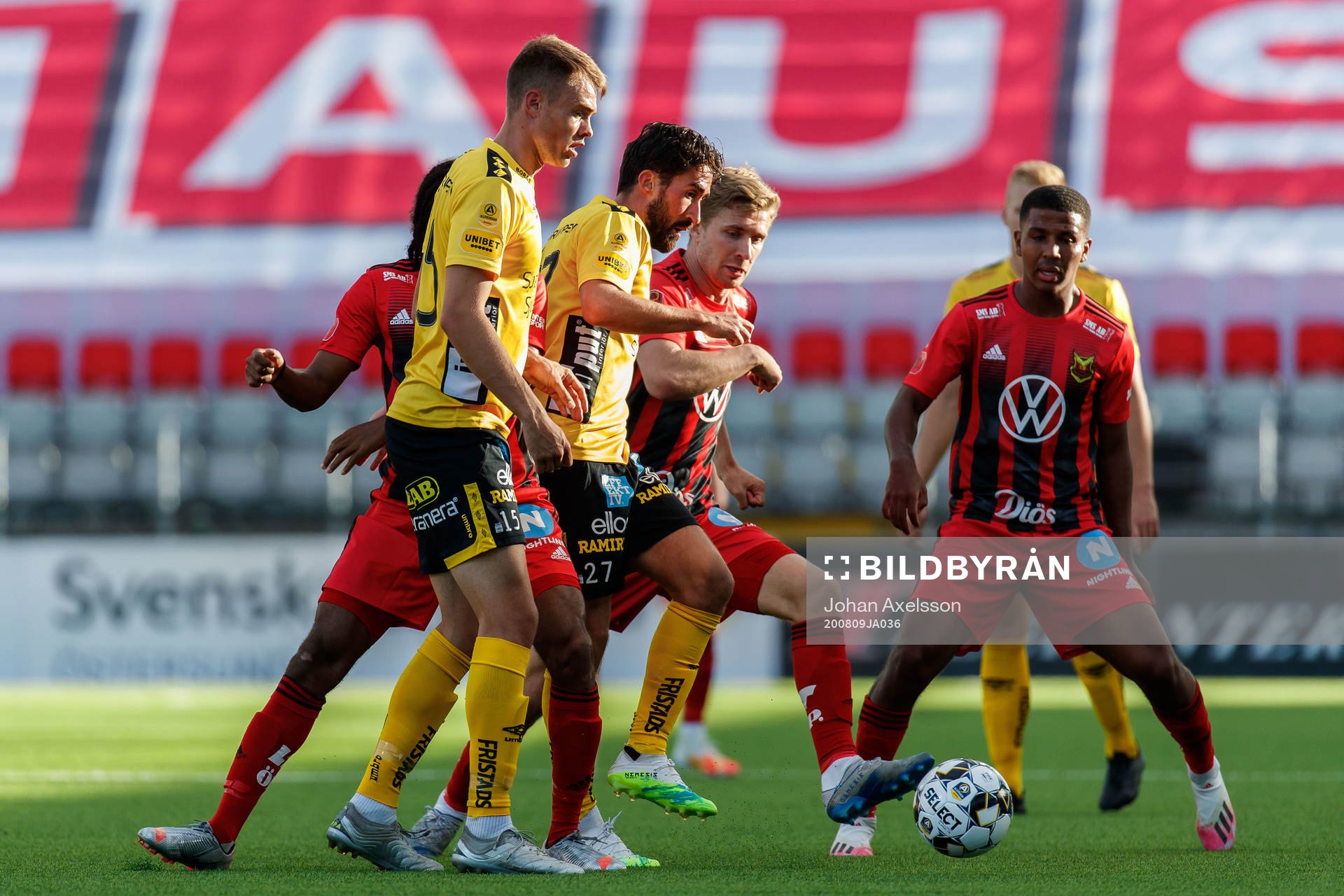 Elfsborgs Frederik Holst och Östersunds Ludvig Fritzson