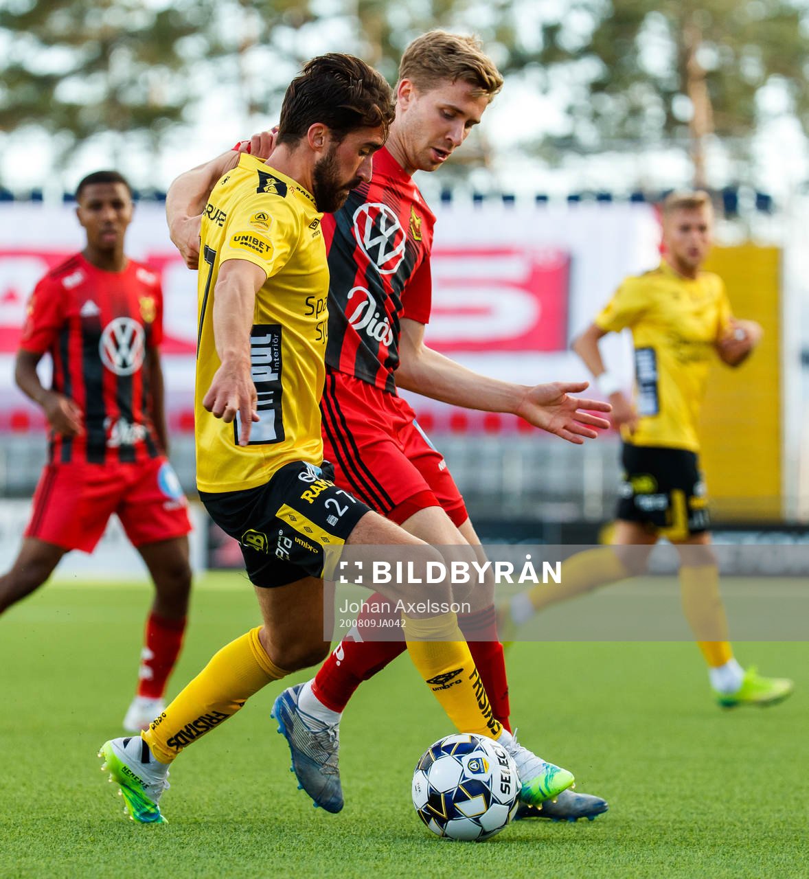 Elfsborgs Frederik Holst och Östersunds Ludvig Fritzson