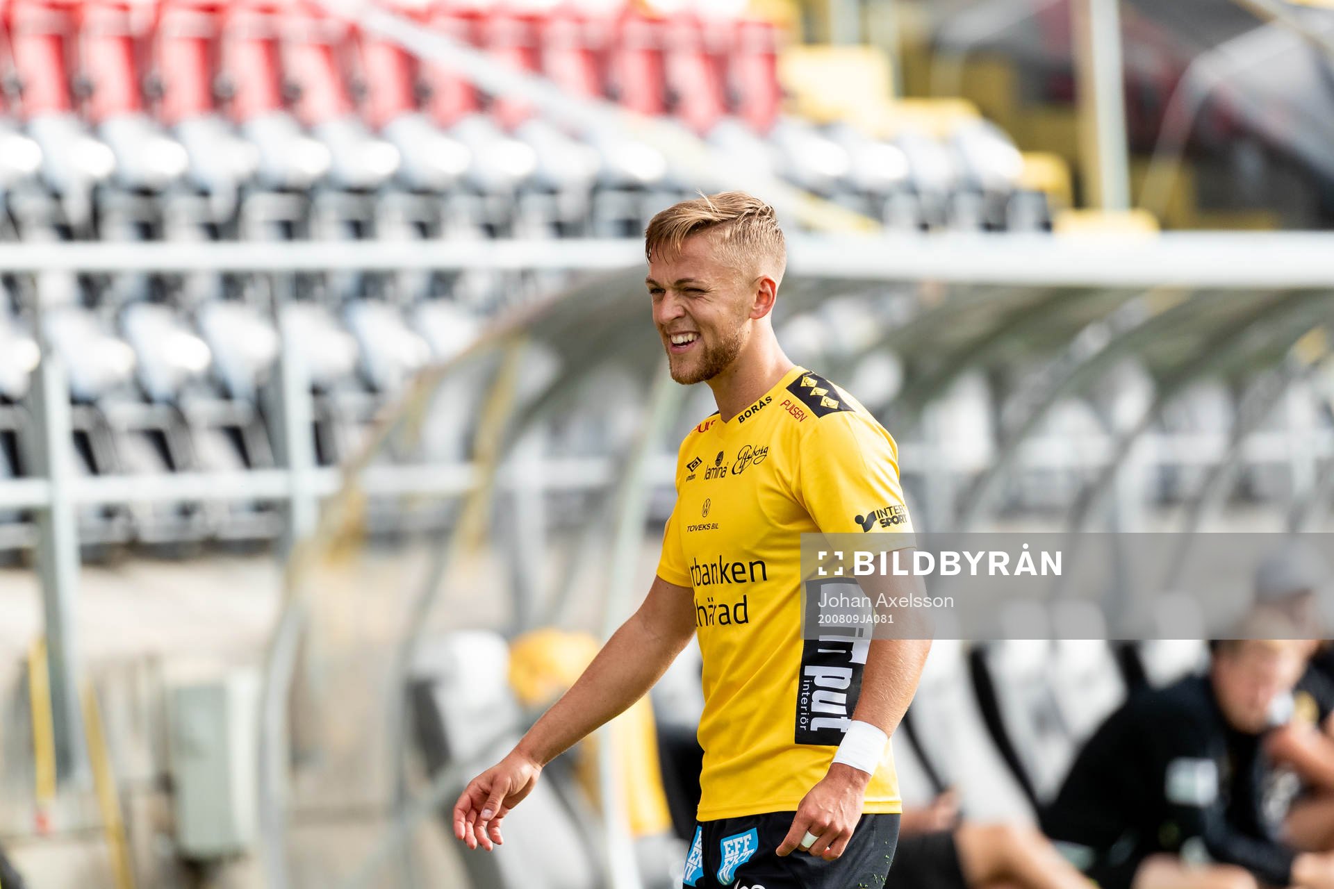 EElfsborgs Jesper Karlsson reagerar