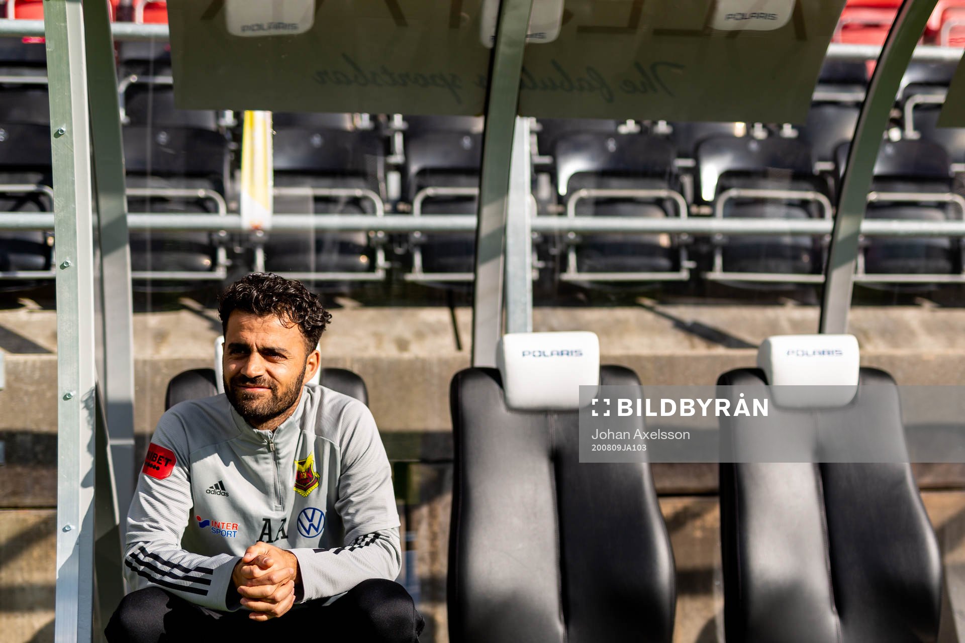 Östersunds assisterande tränare Amir Azrafshan