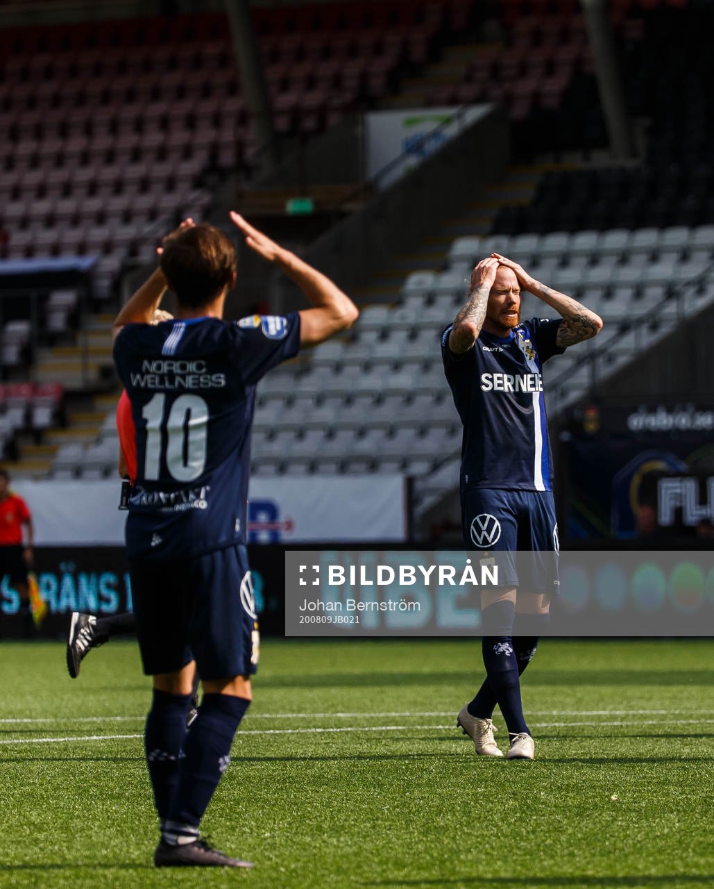 IFK Göteborgs Patrik Karlsson Lagemyr och Alexander