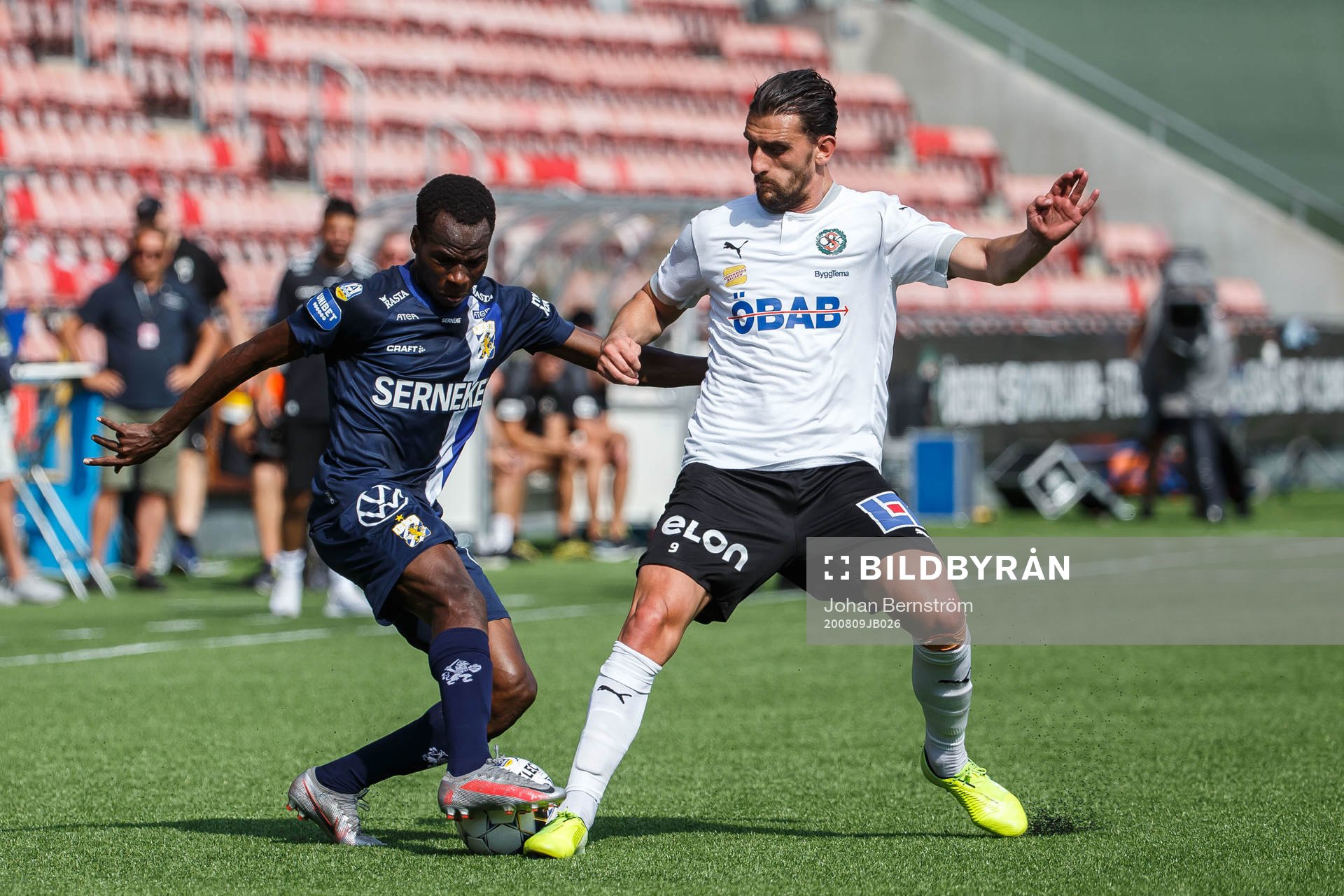 IFK Göteborgs Alhassan Yusuf Abdullahi och Örebros Agon