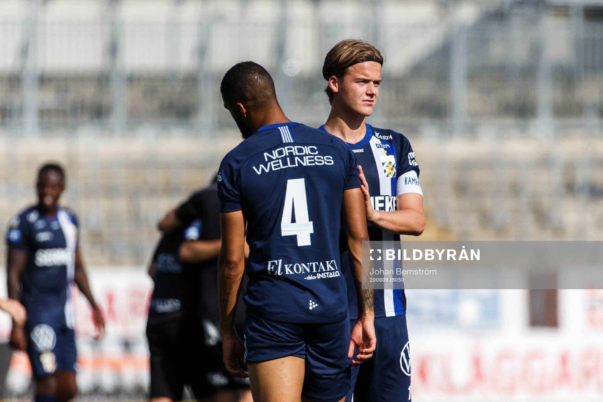 IFK Göteborgs Kristopher Da Graca och August Erlingmark