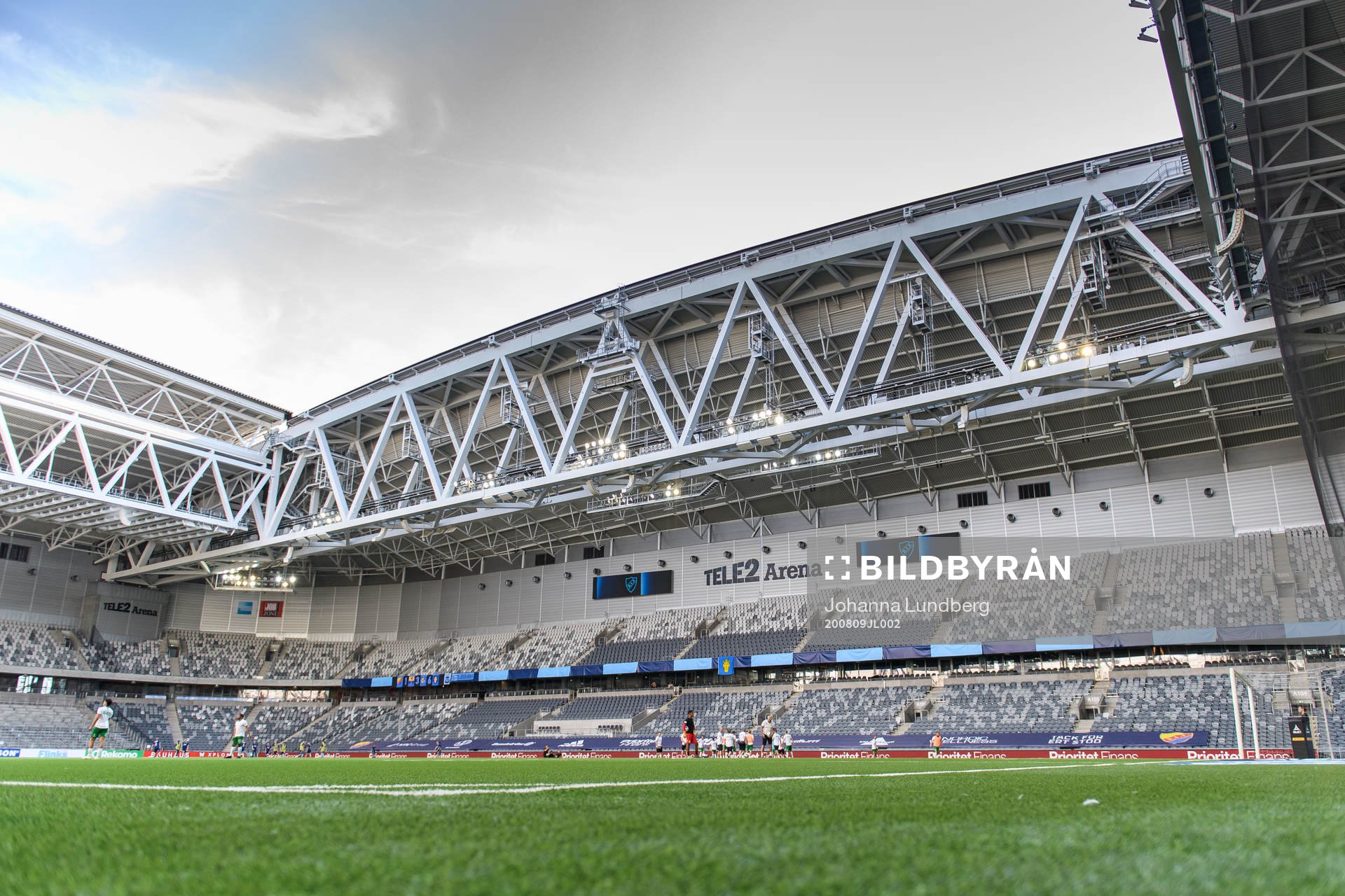 Vy över Tele2 Arena