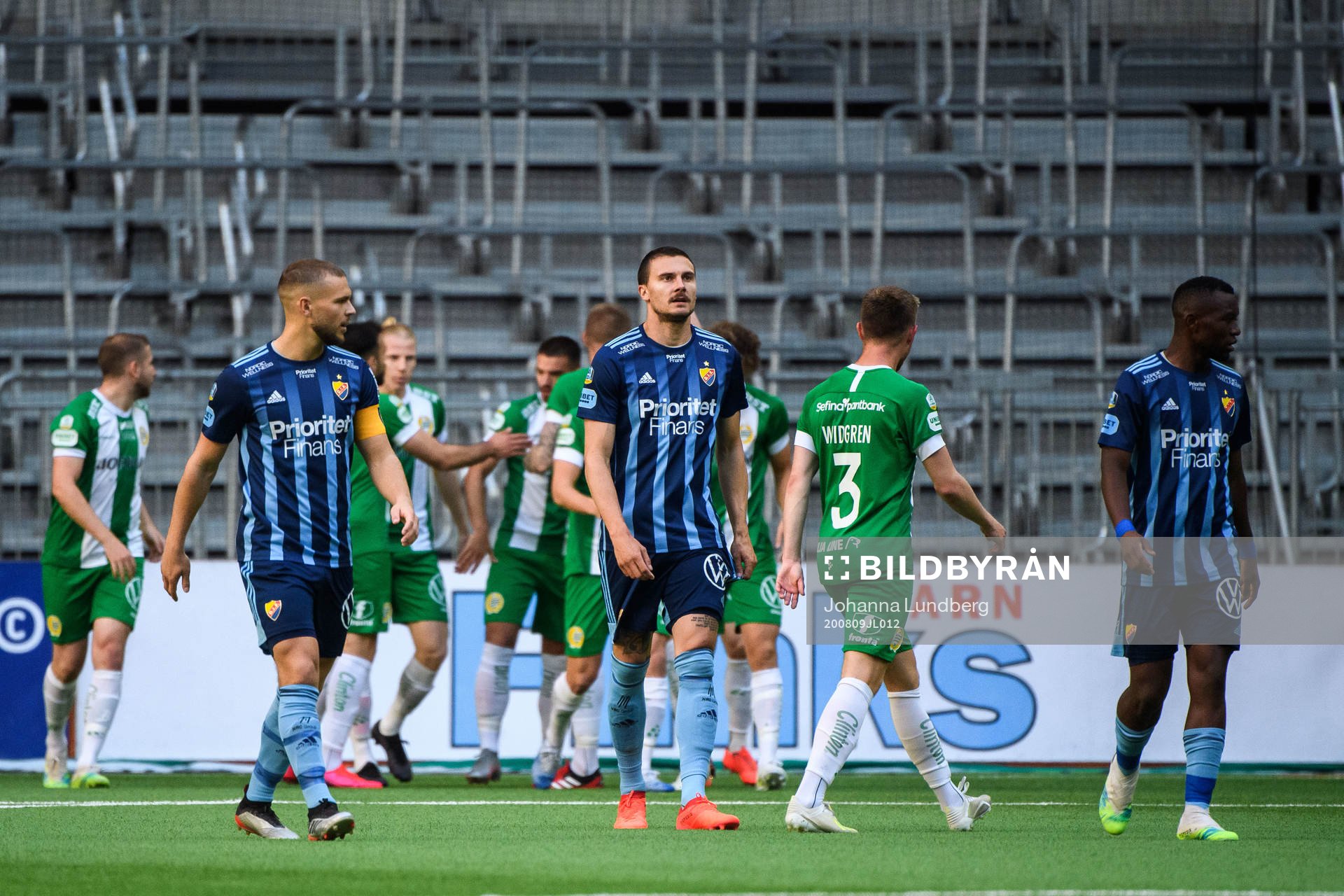 Djurgårdens Erik Berg deppar