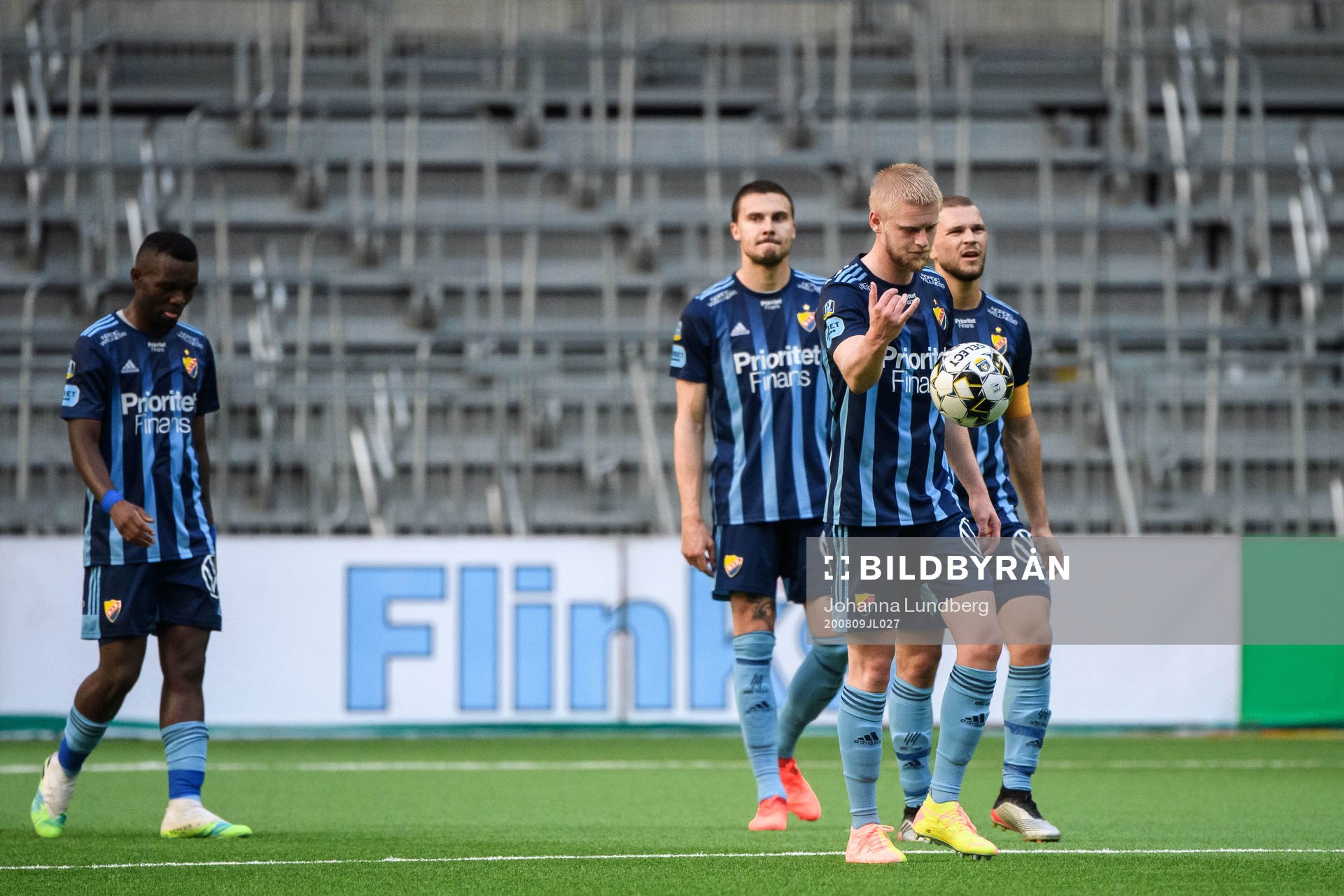 Djurgårdens Erik Berg, Kalle Holmberg och Jesper