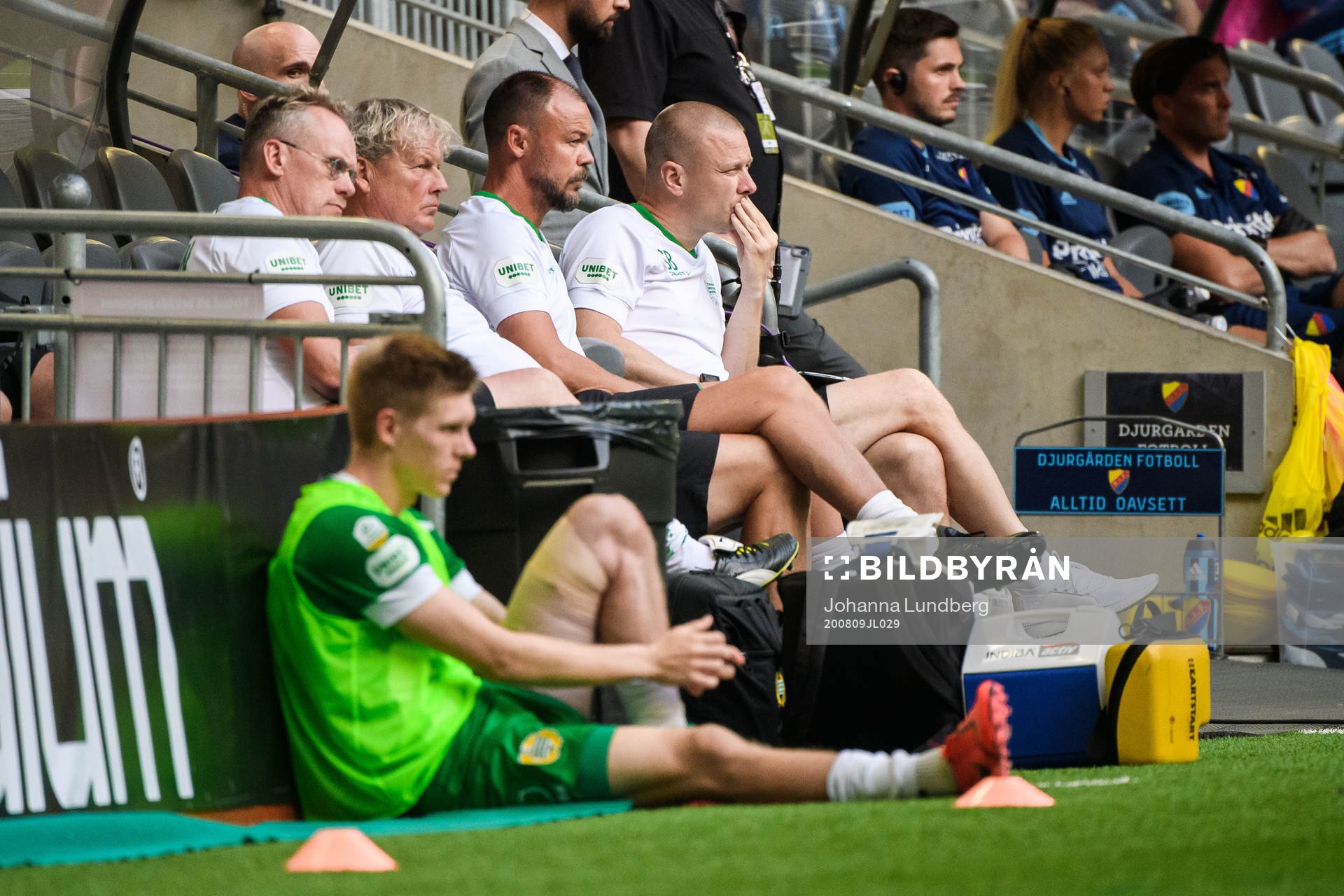 Hammarbys assisterande tränare Joachim Björklund,