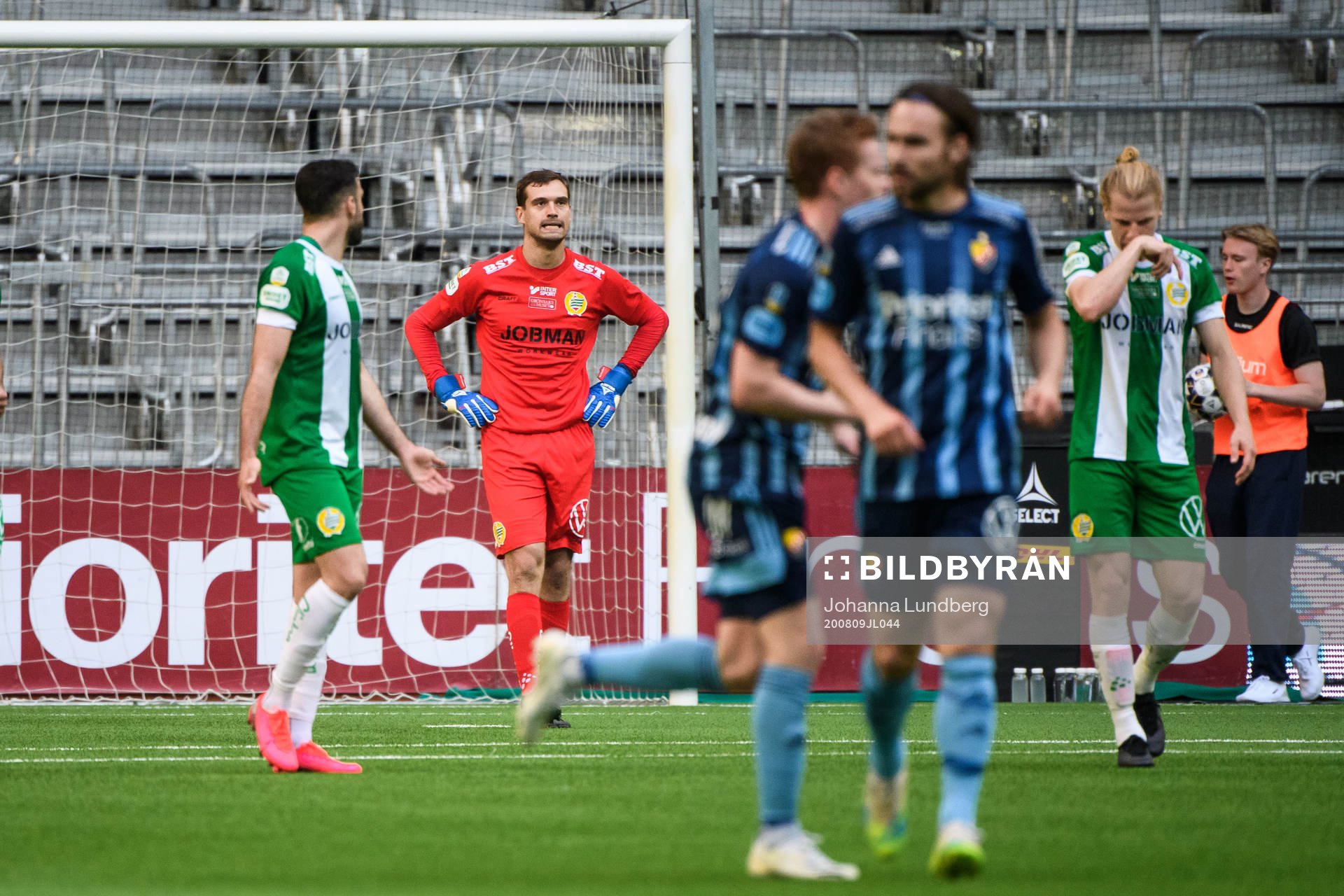 Hammarbys målvakt Davor Blazevic deppar